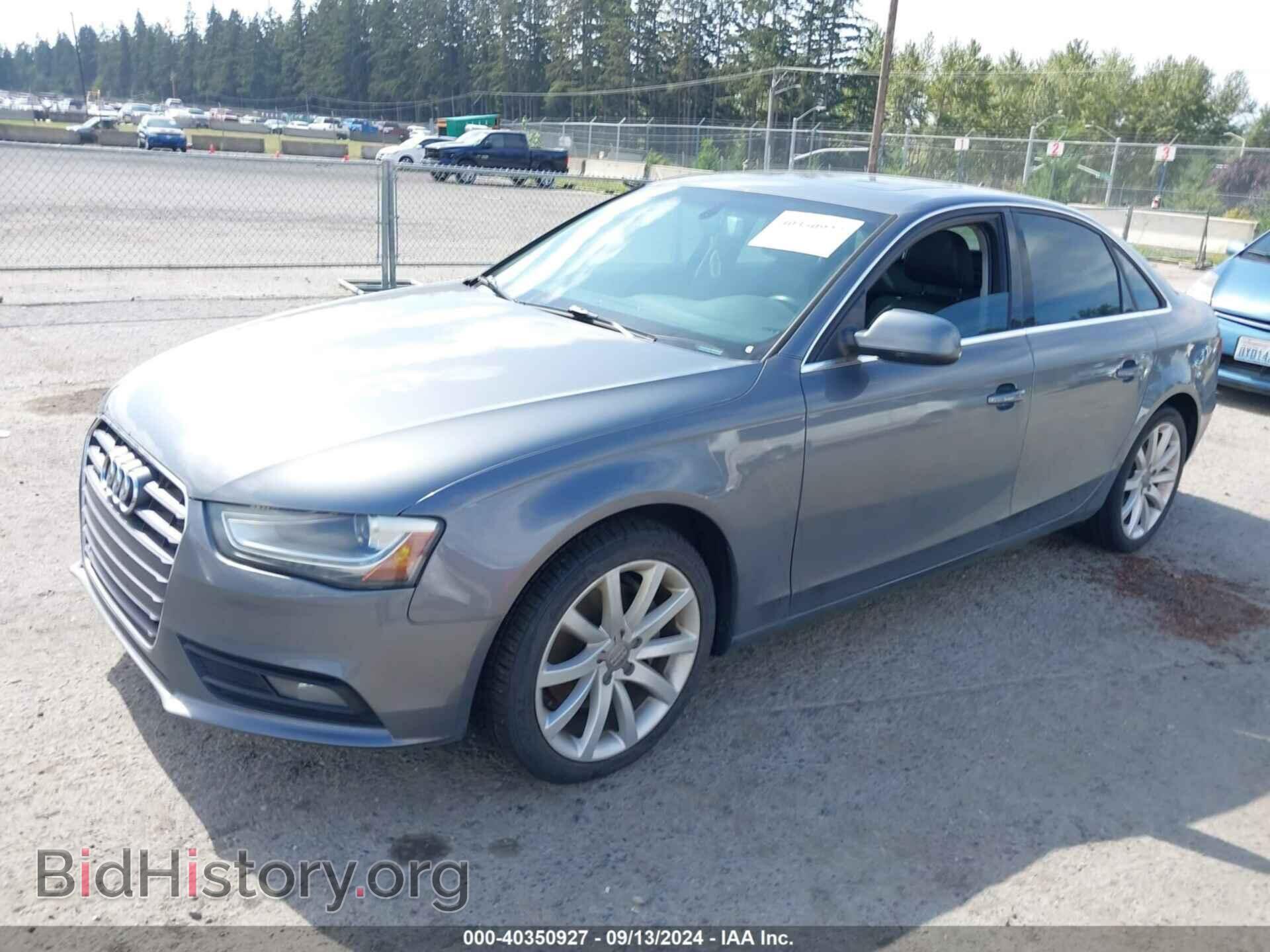 2013 AUDI A4 - VIN: WAUFFAFL2DA183933 - Фото 2