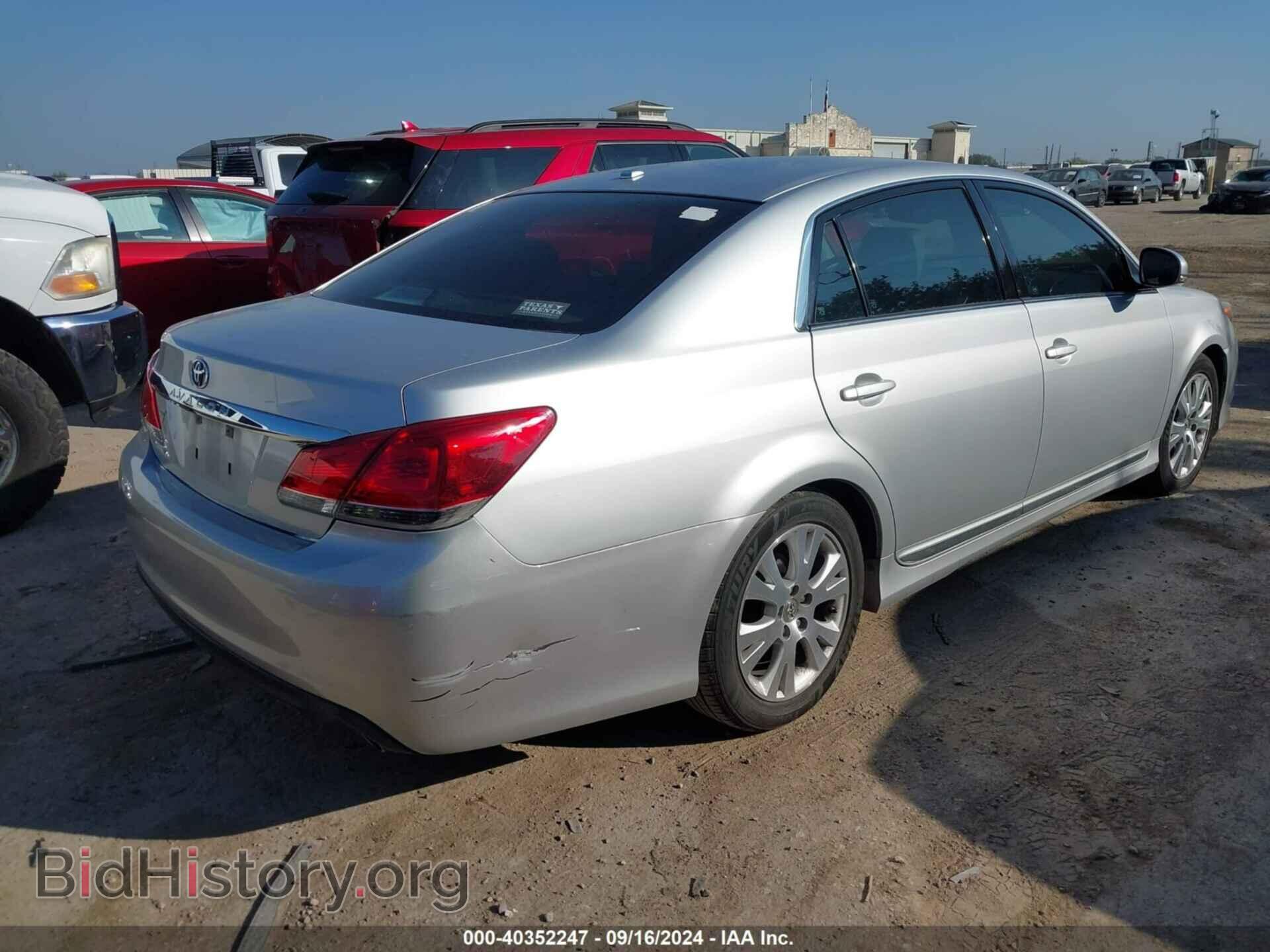 2012 TOYOTA AVALON - VIN: 4T1BK3DB9CU459908 - Фото 4
