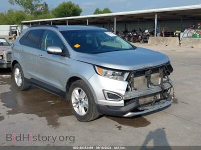 2015 Ford EDGE SEL, silver — VIN 2FMTK3J82FBC27304, IAAI