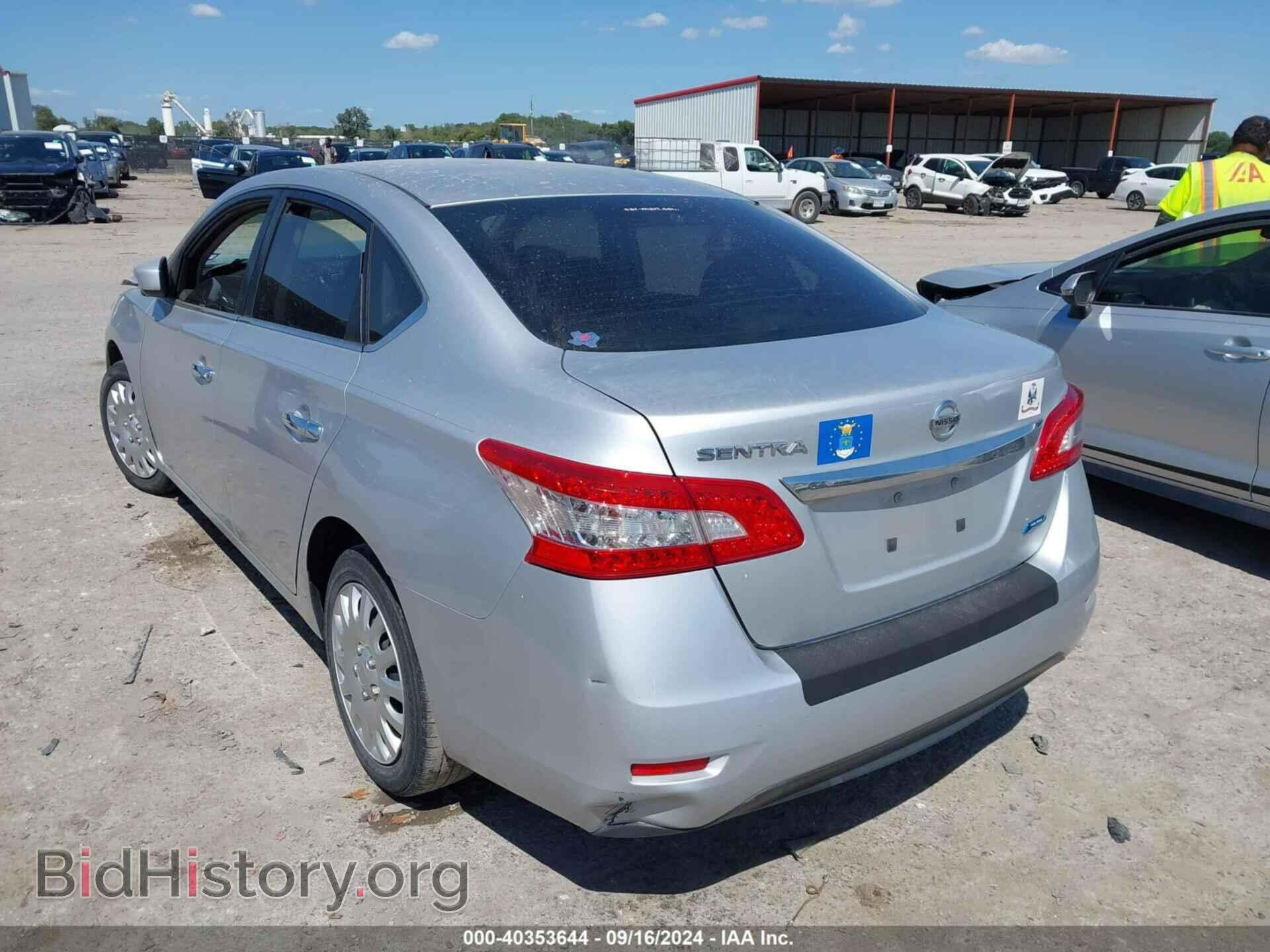 2013 NISSAN SENTRA - VIN: 3N1AB7AP1DL763224 - Фото 3