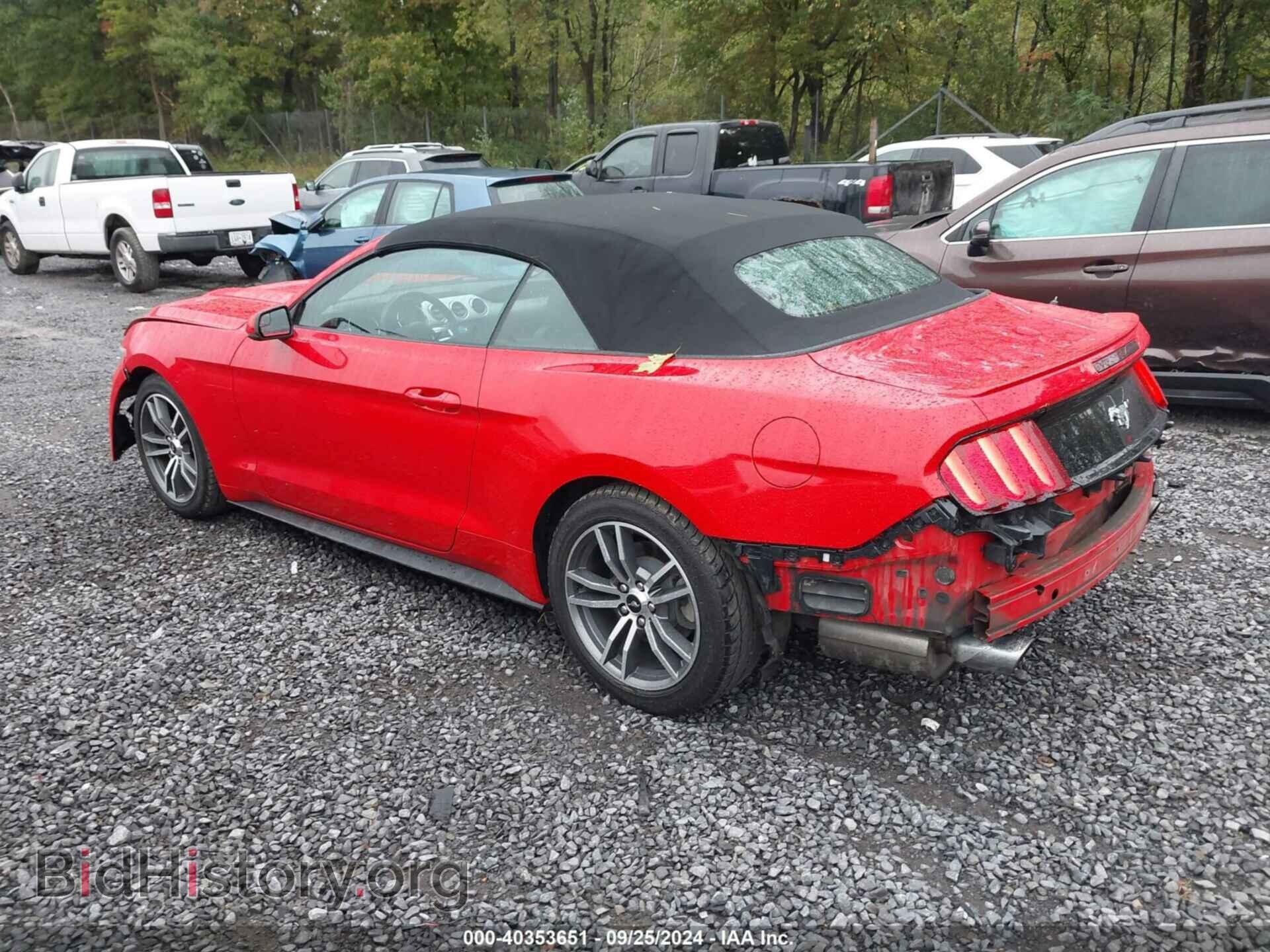 2015 FORD MUSTANG - VIN: 1FATP8UH6F5377554 - Фото 3