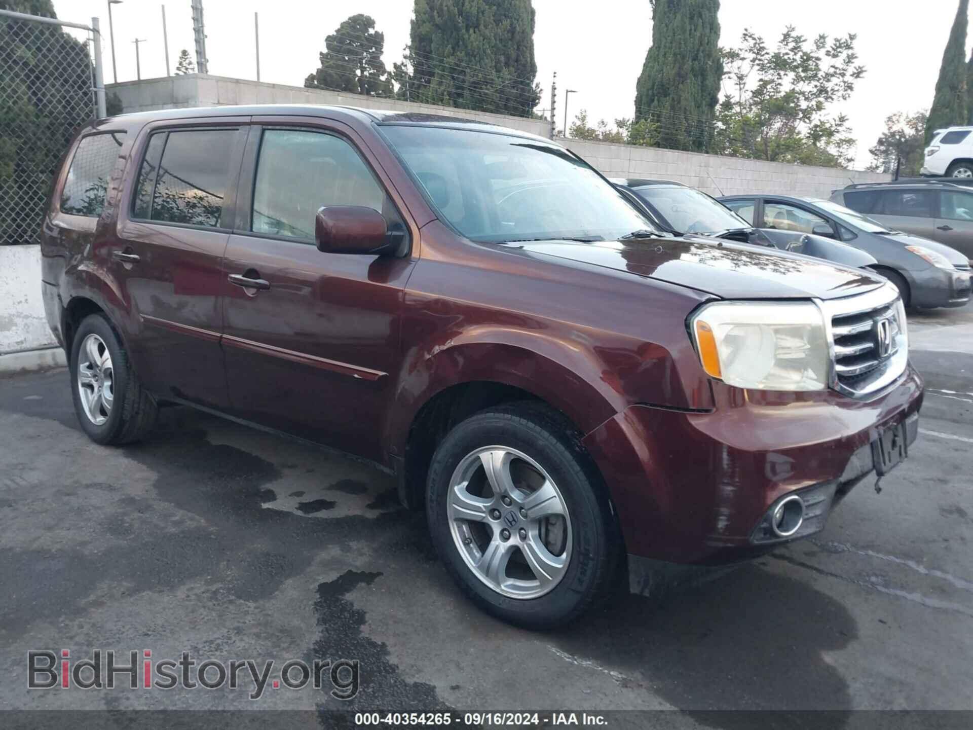 Фотография 5FNYF3H54CB038050 - HONDA PILOT 2012