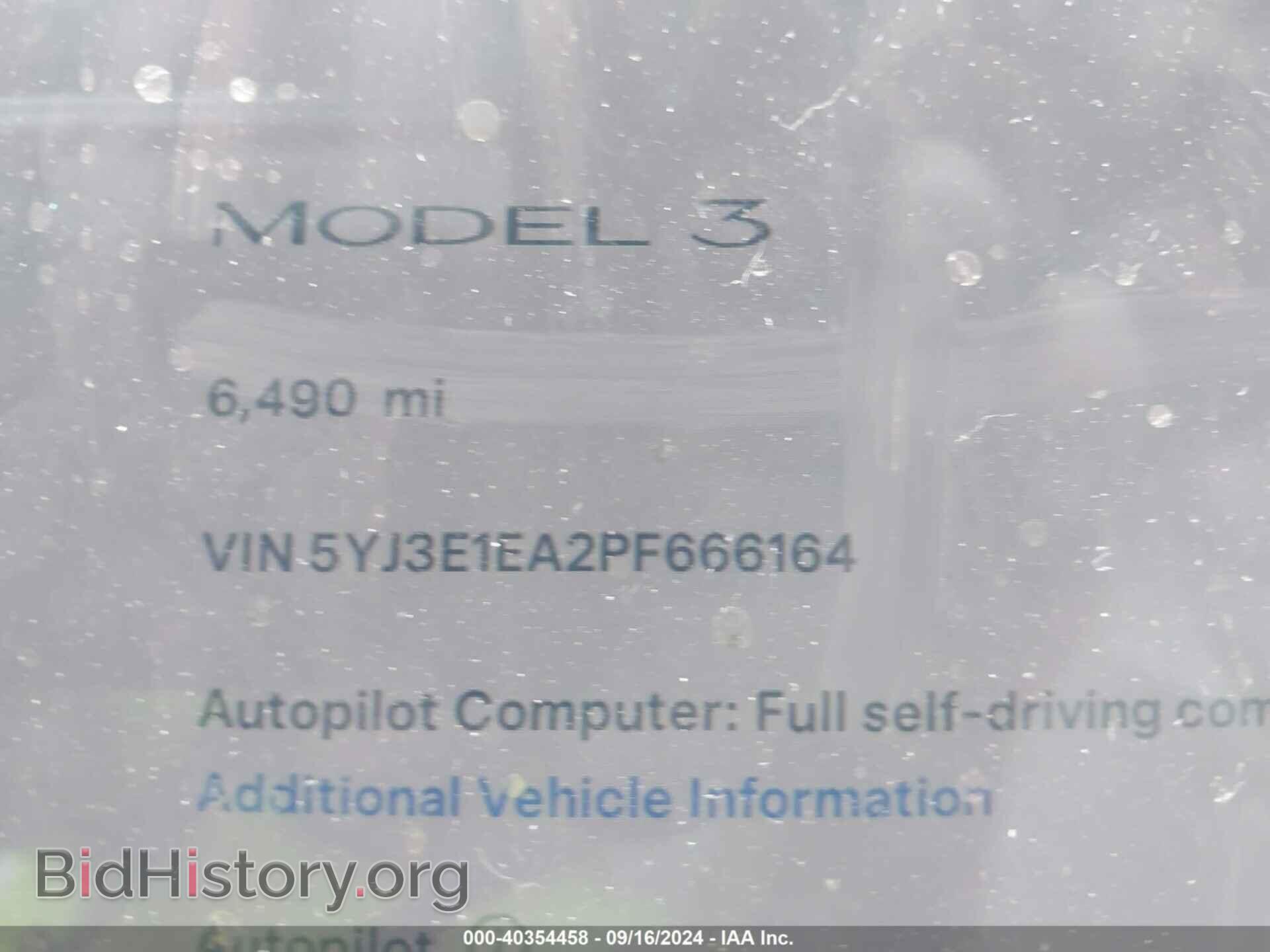 2023 TESLA MODEL 3 - VIN: 5YJ3E1EA2PF666164 - Фото 14