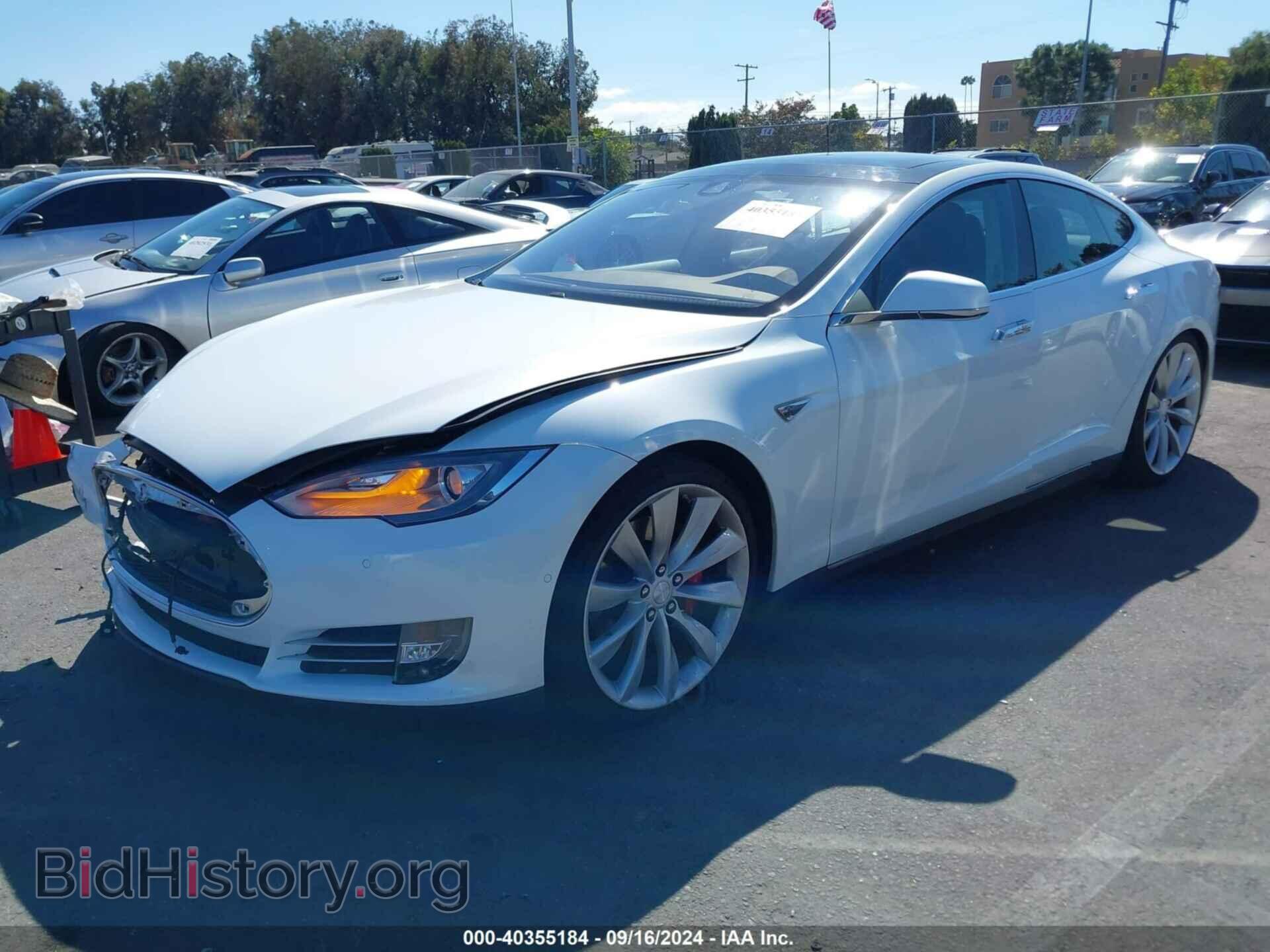 2014 TESLA MODEL S - VIN: 5YJSA1H2XEFP62603 - Photo 2