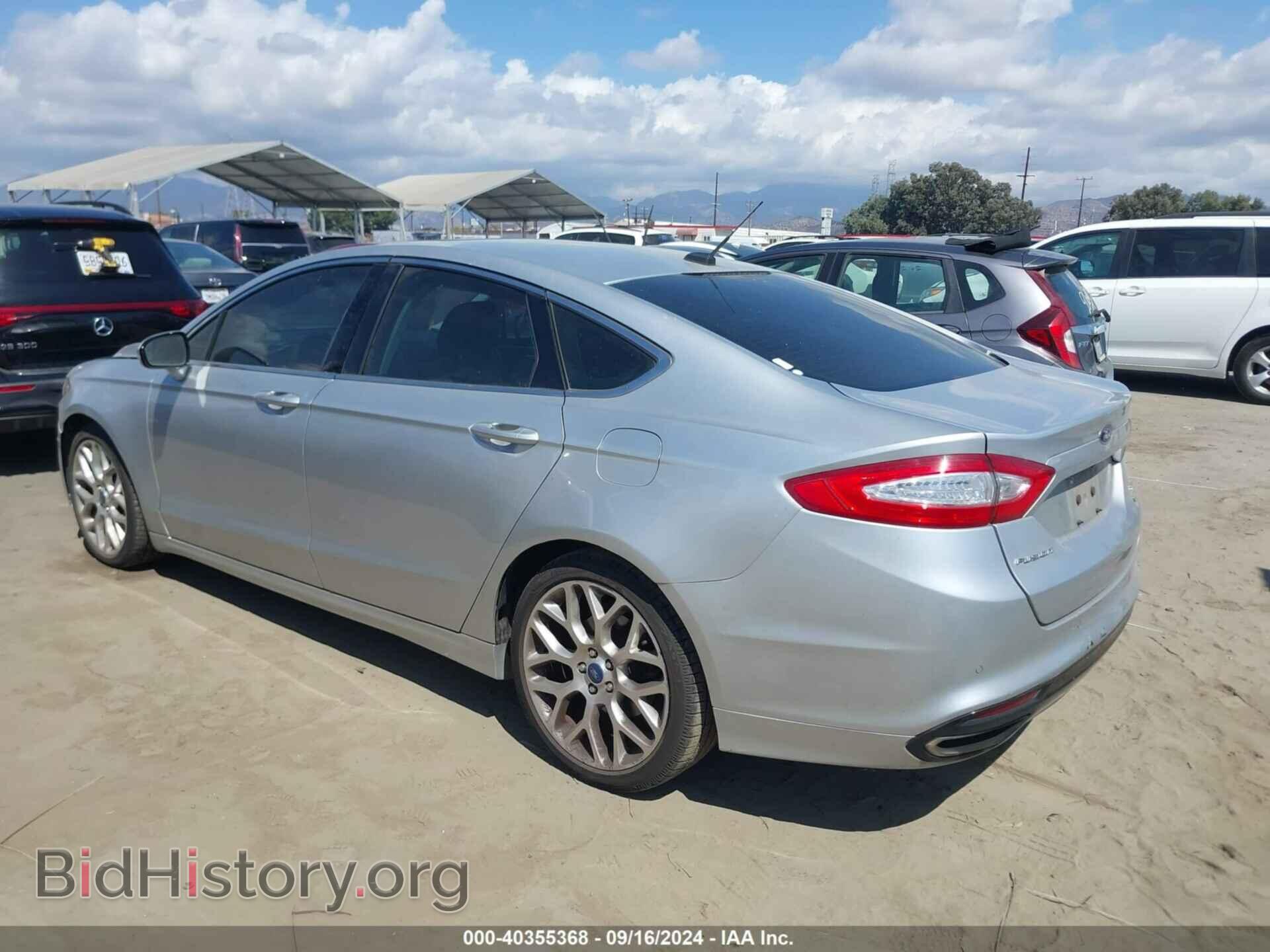 2013 FORD FUSION - VIN: 3FA6P0H94DR206037 - Фото 3