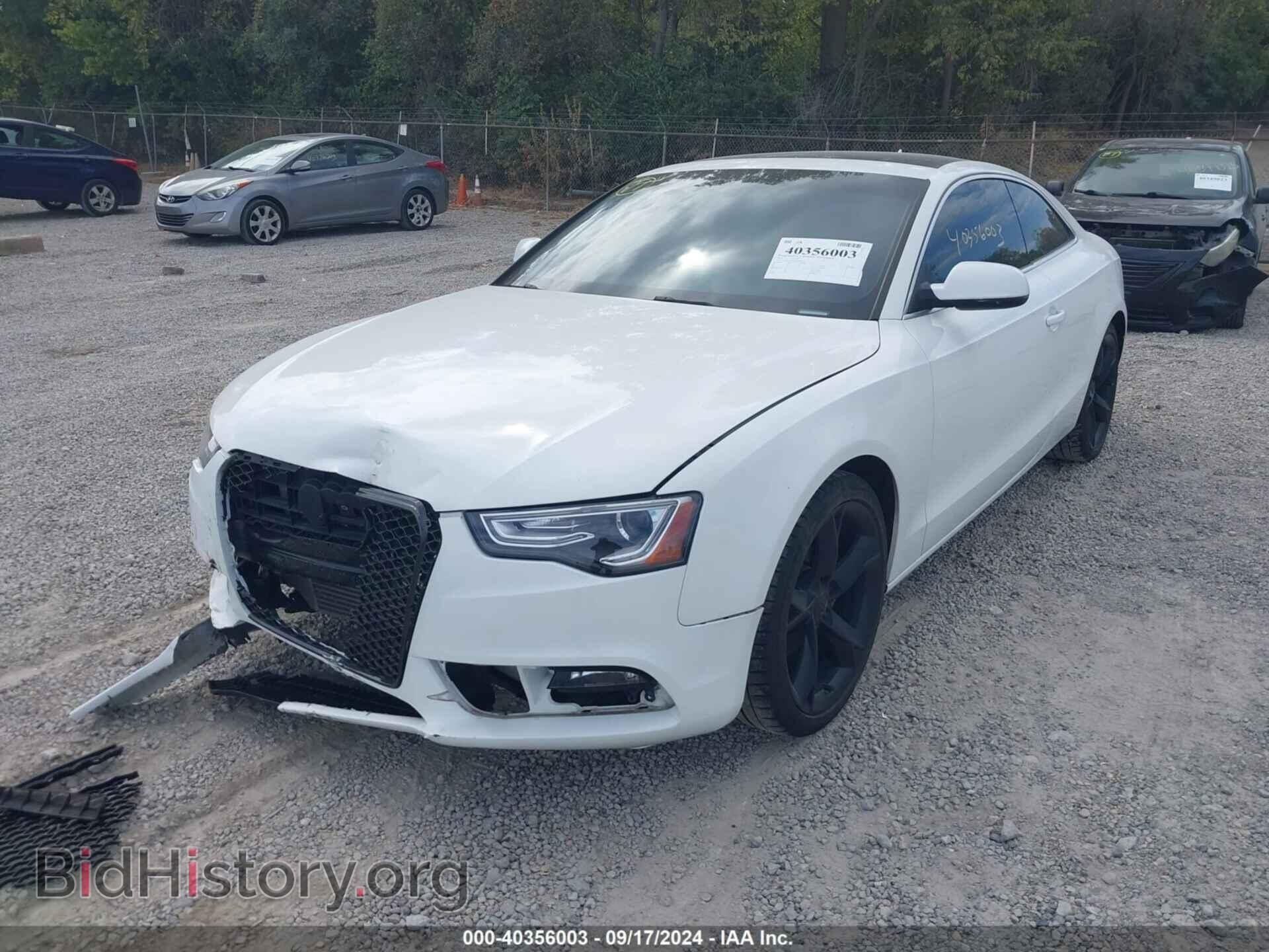 2013 AUDI A5 - VIN: WAURFAFR5DA068096 - Фото 2