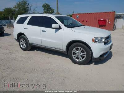 2013 Dodge DURANGO Crew, белый — VIN 1C4RDJDG1DC693979, IAAI