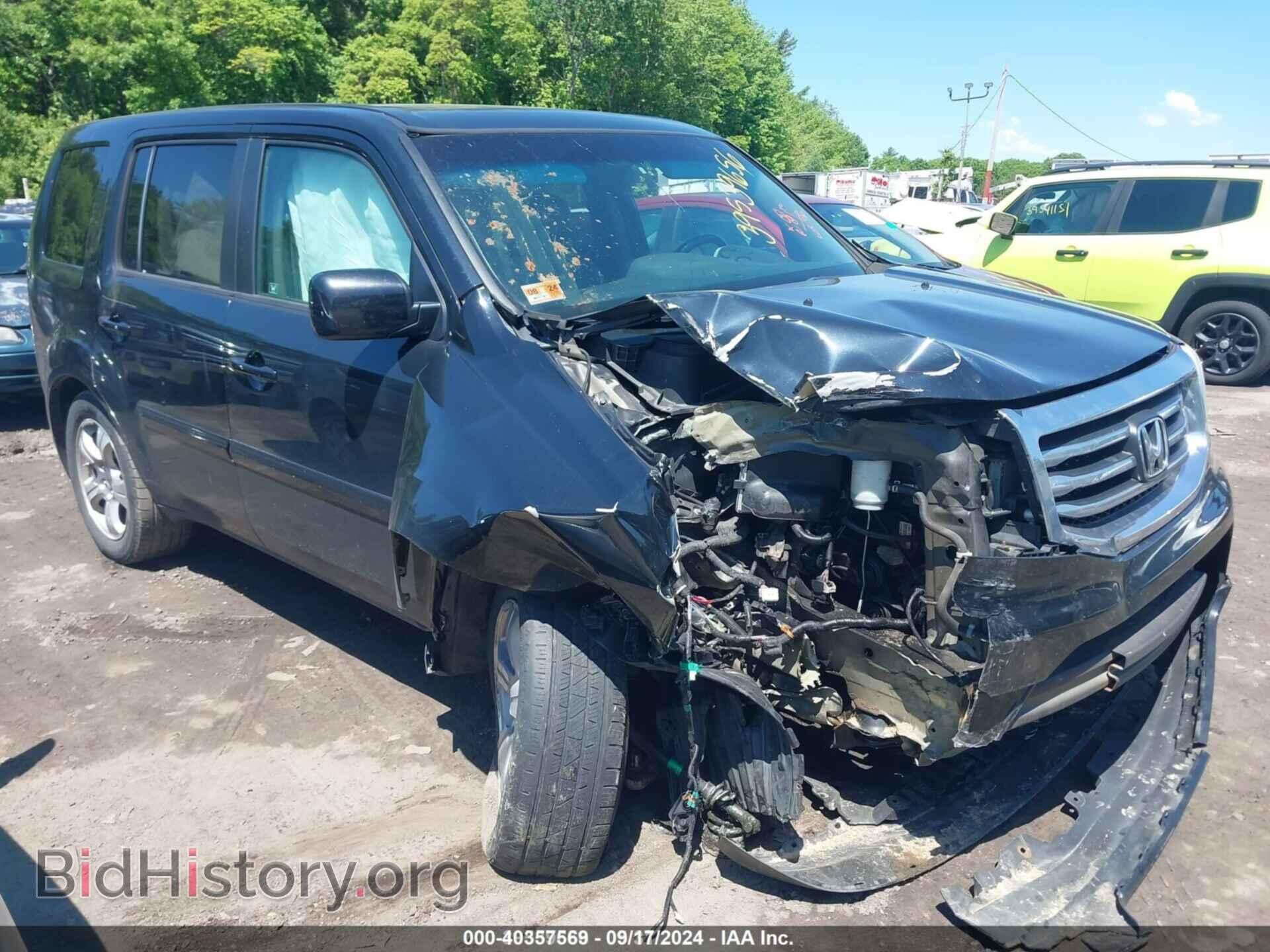 Фотография 5FNYF4H59CB010444 - HONDA PILOT 2012