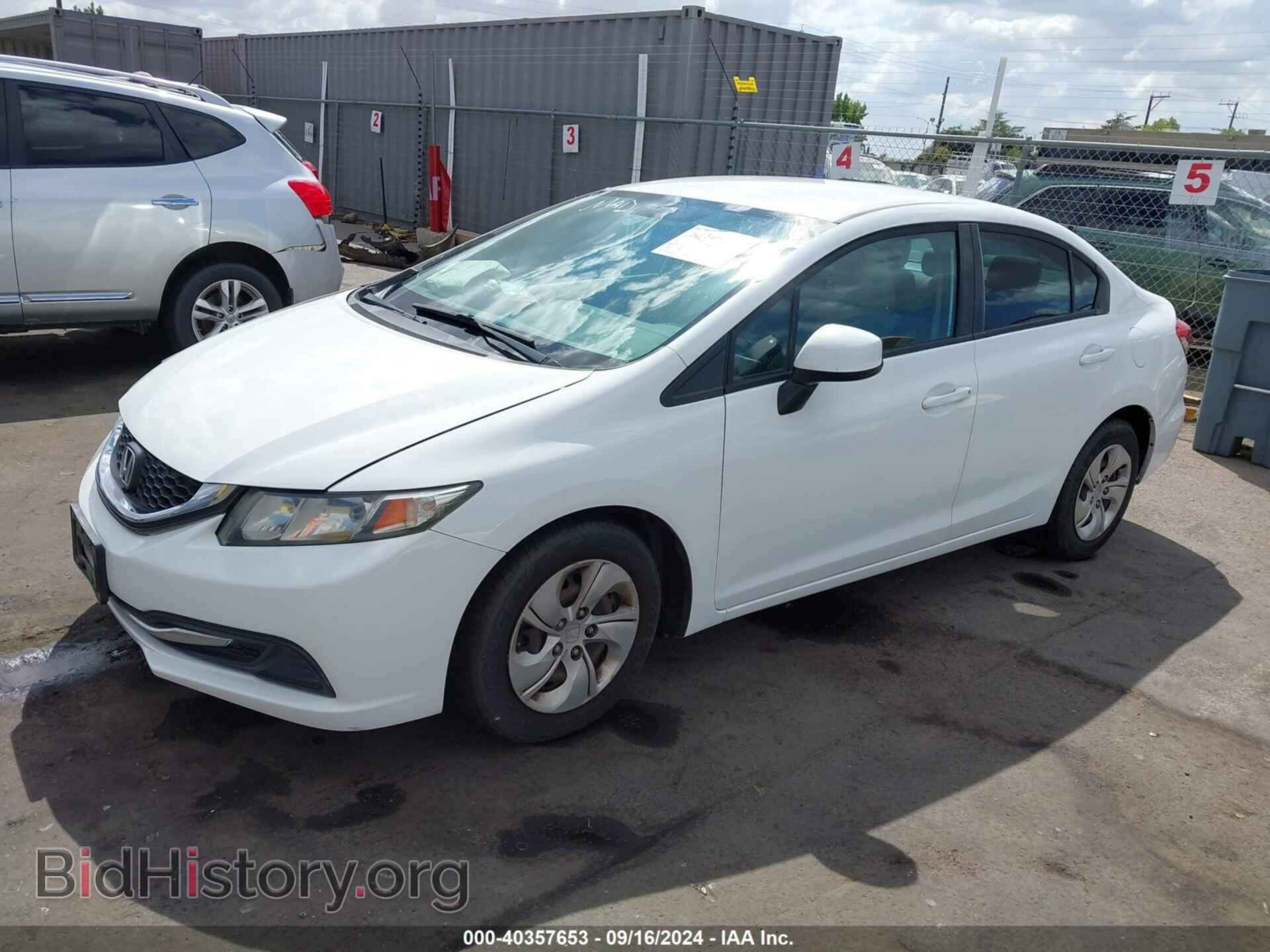 2013 HONDA CIVIC - VIN: 19XFB2F5XDE280557 - Фото 2