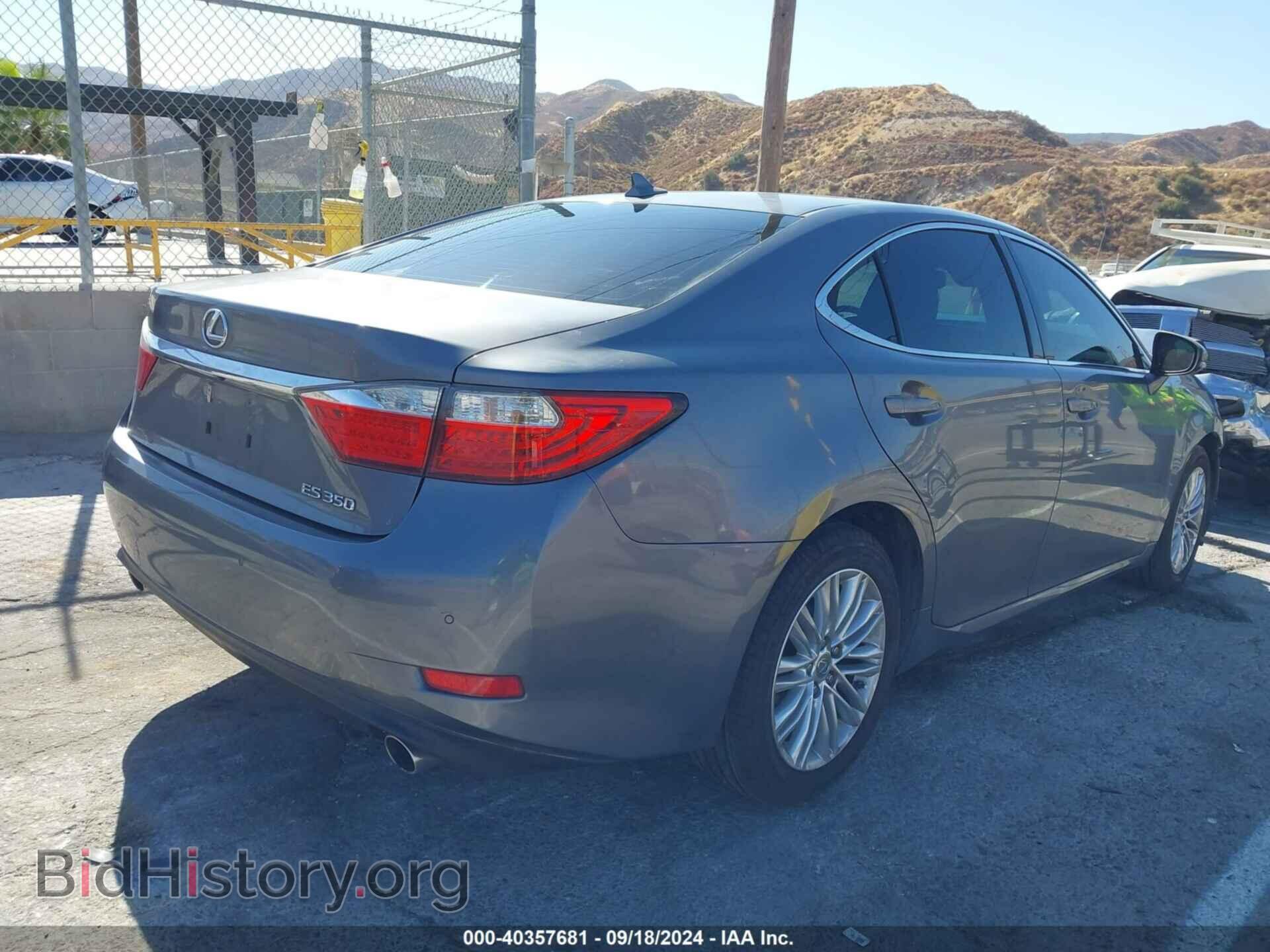 2013 LEXUS ES 350 - VIN: JTHBK1GG9D2003628 - Фото 4