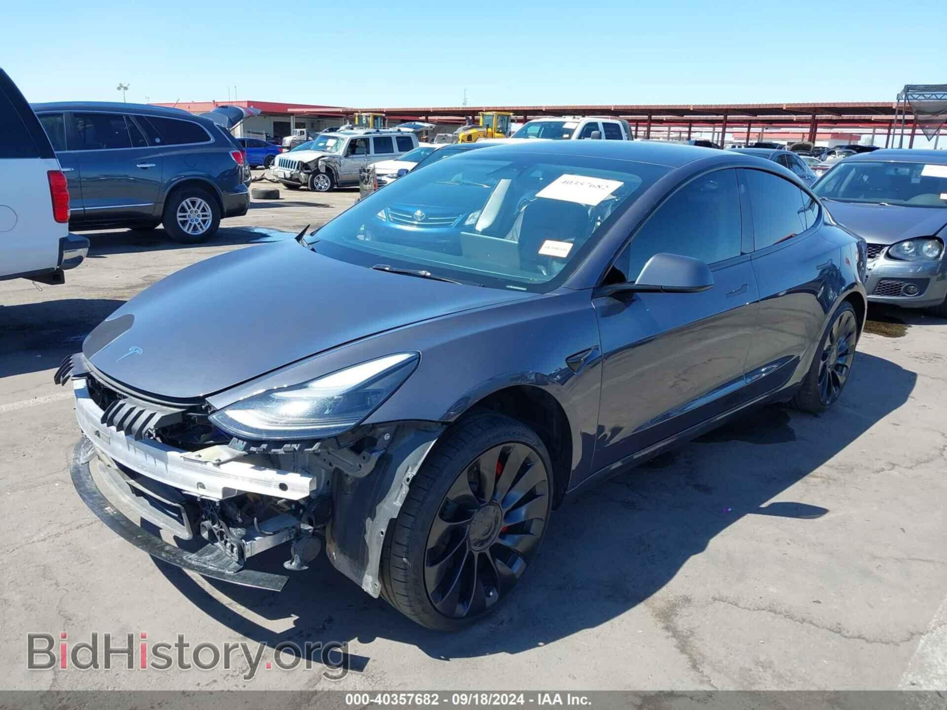 2023 TESLA MODEL 3 - VIN: 5YJ3E1EC0PF604070 - Фото 2