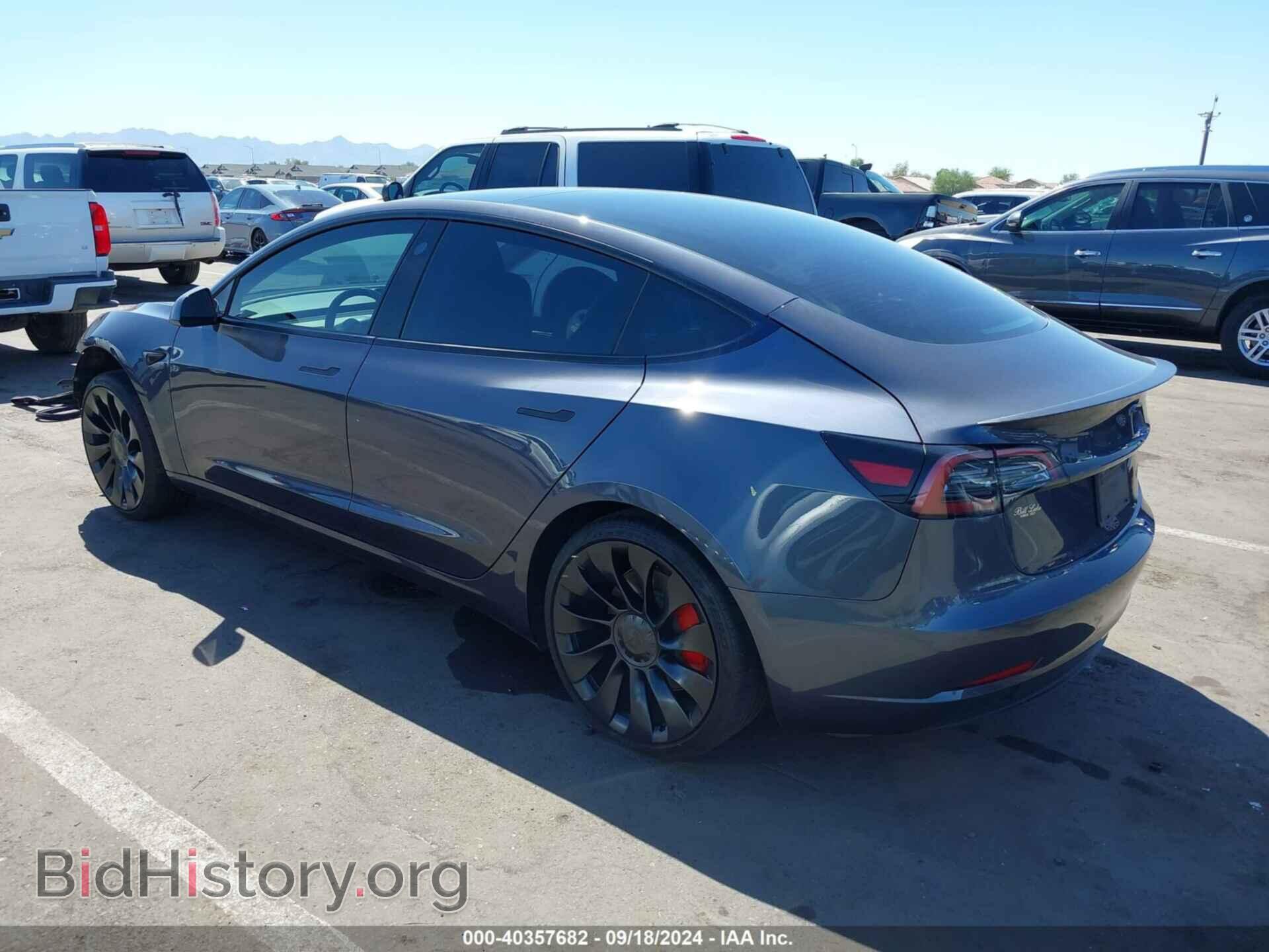 2023 TESLA MODEL 3 - VIN: 5YJ3E1EC0PF604070 - Фото 3