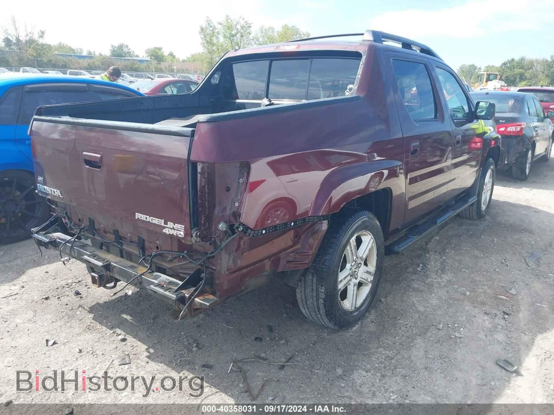 2011 HONDA RIDGELINE - VIN: 5FPYK1F54BB009172 - Фото 4