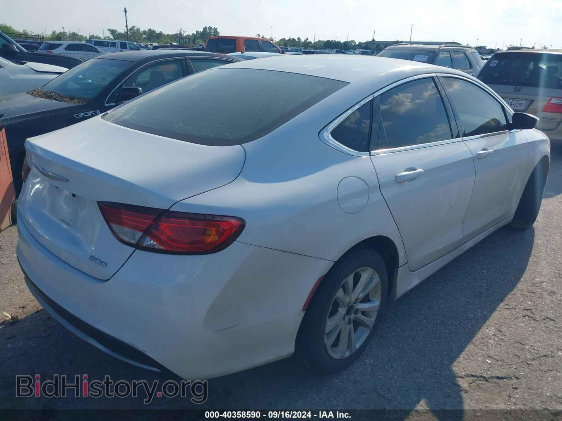 2015 CHRYSLER 200 - VIN: 1C3CCCAB2FN546627 - Фото 4