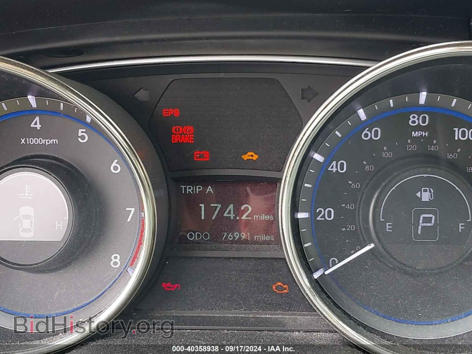 2012 HYUNDAI SONATA - VIN: 5NPEC4AC7CH395329 - Фото 7