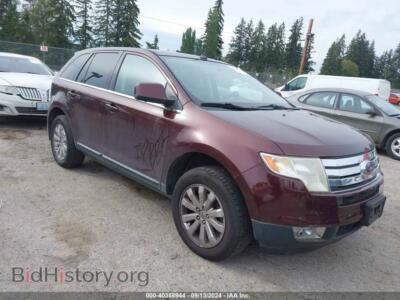 2009 Ford EDGE Limited, бордовый — VIN 2FMDK49C19BA44127, IAAI