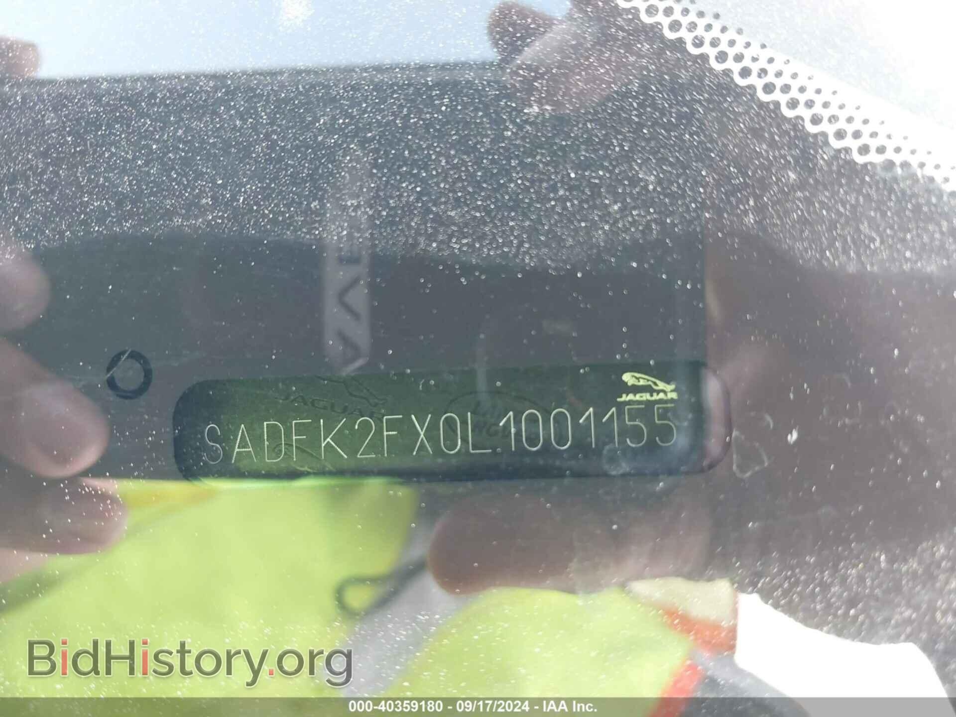 2020 JAGUAR E-PACE - VIN: SADFK2FX0L1001155 - Photo 9