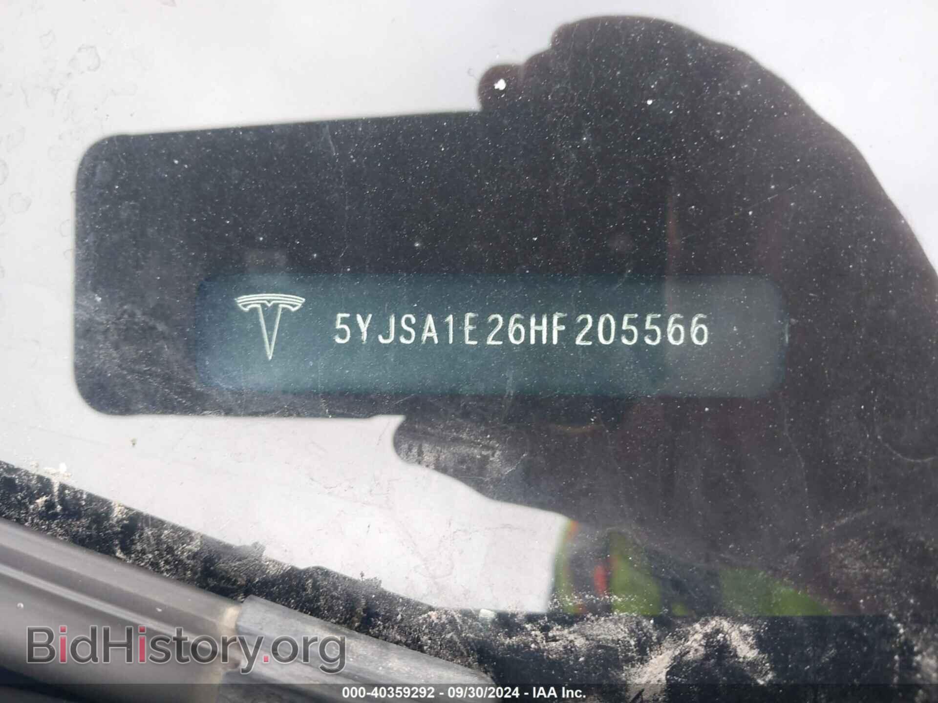 2017 TESLA MODEL S - VIN: 5YJSA1E26HF205566 - Photo 9