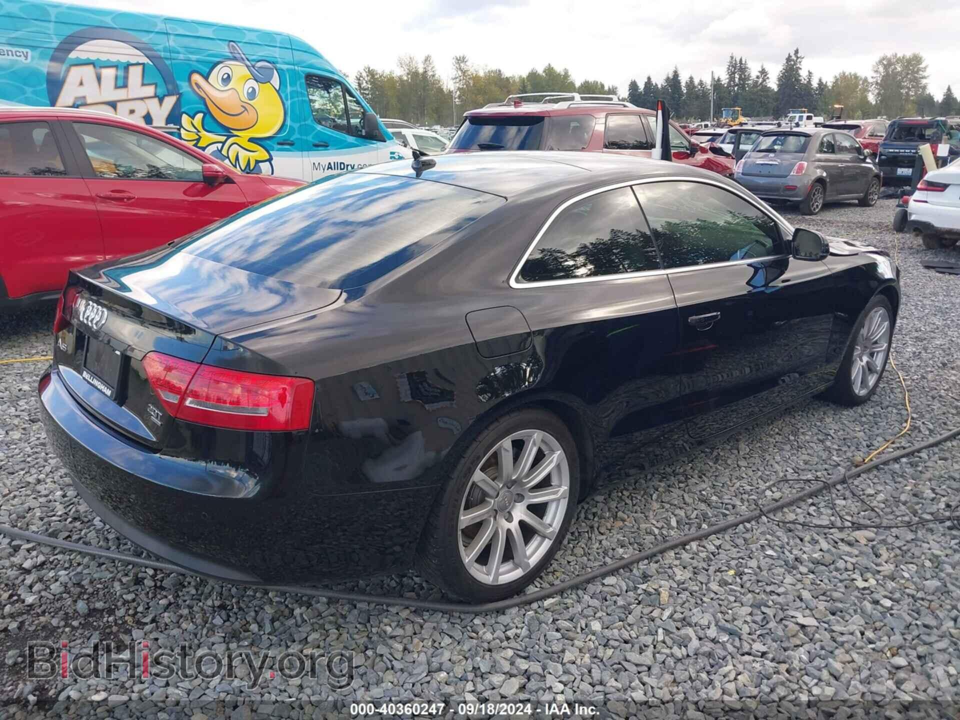 2012 AUDI A5 - VIN: WAULFAFR0CA004553 - Photo 4