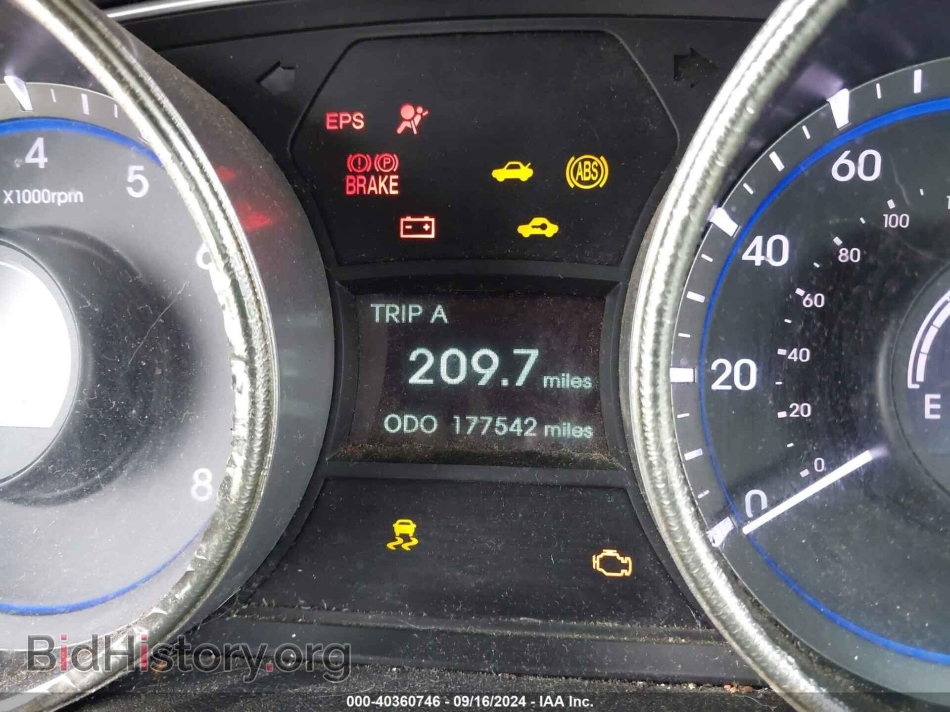 2012 HYUNDAI SONATA - VIN: 5NPEC4AB2CH352024 - Фото 7