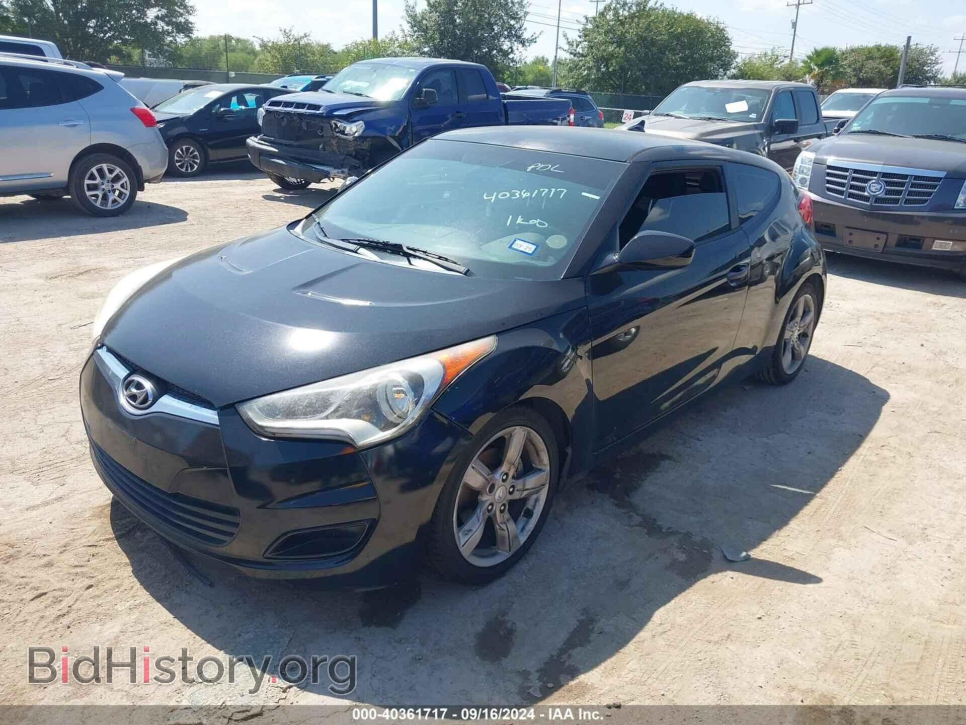 2012 HYUNDAI VELOSTER - VIN: KMHTC6AD7CU071102 - Фото 2