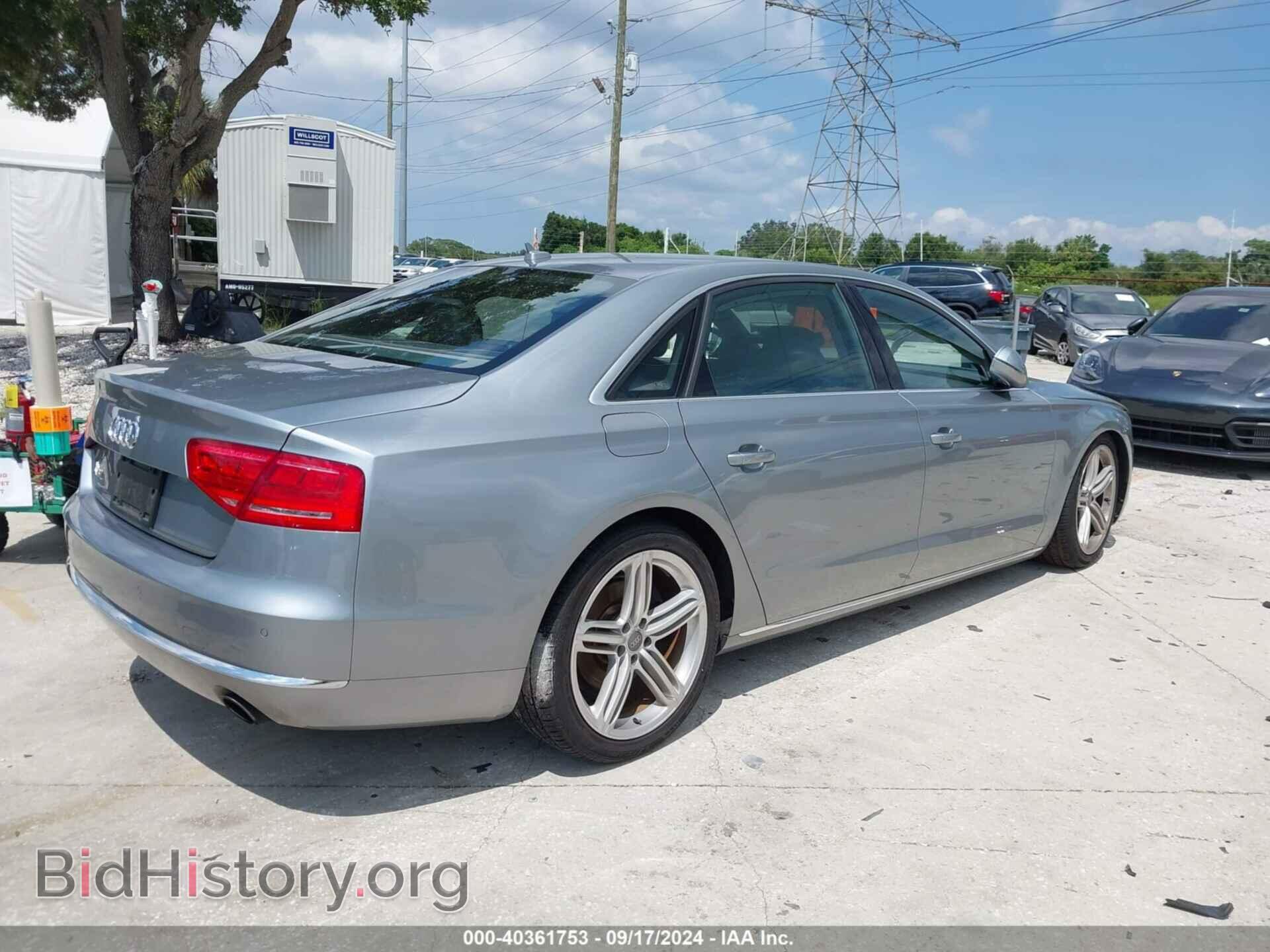 2013 AUDI A8 L - VIN: WAURGAFD2DN000932 - Photo 4