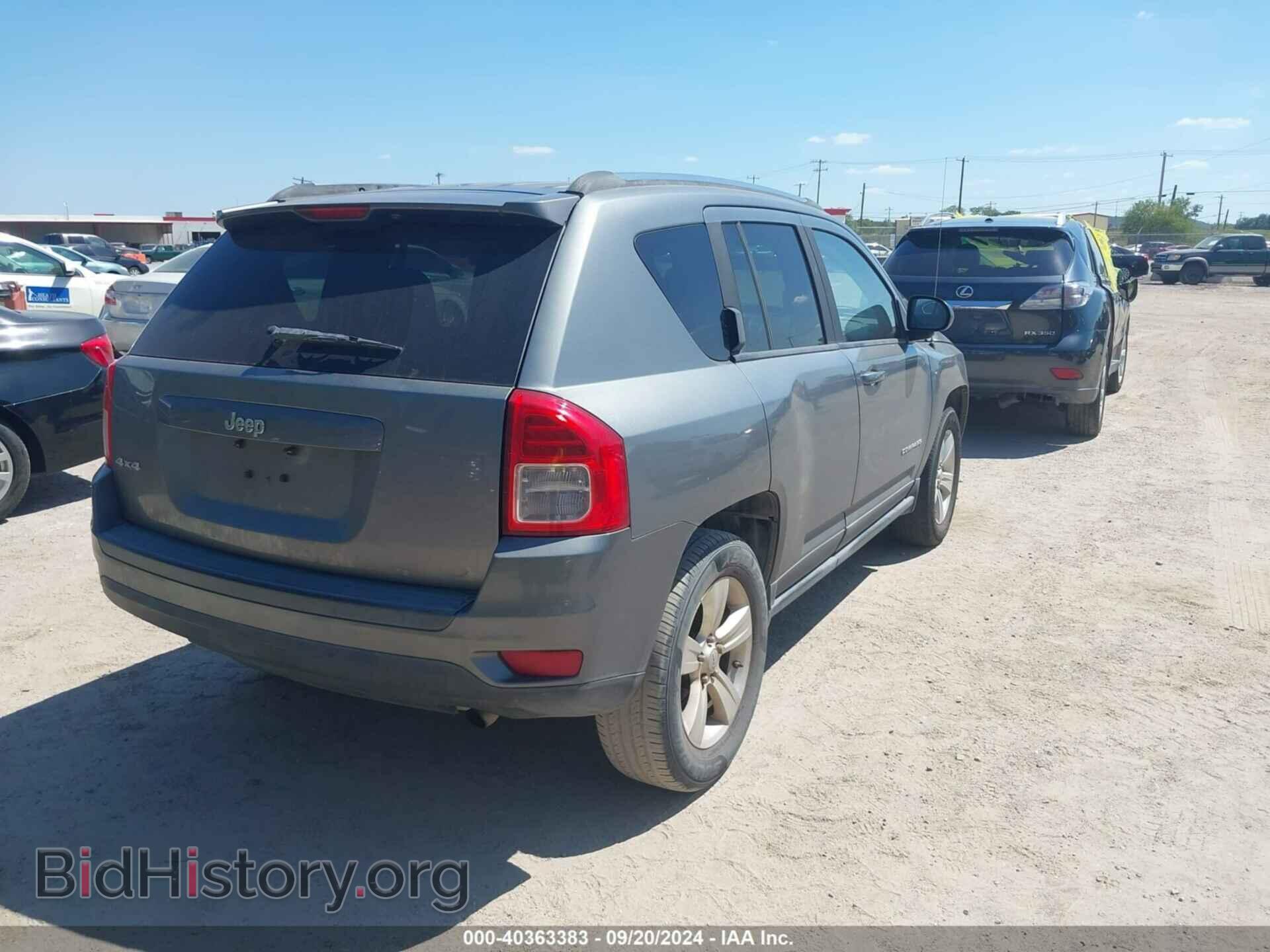 2012 JEEP COMPASS - VIN: 1C4NJDBB8CD604658 - Фото 4