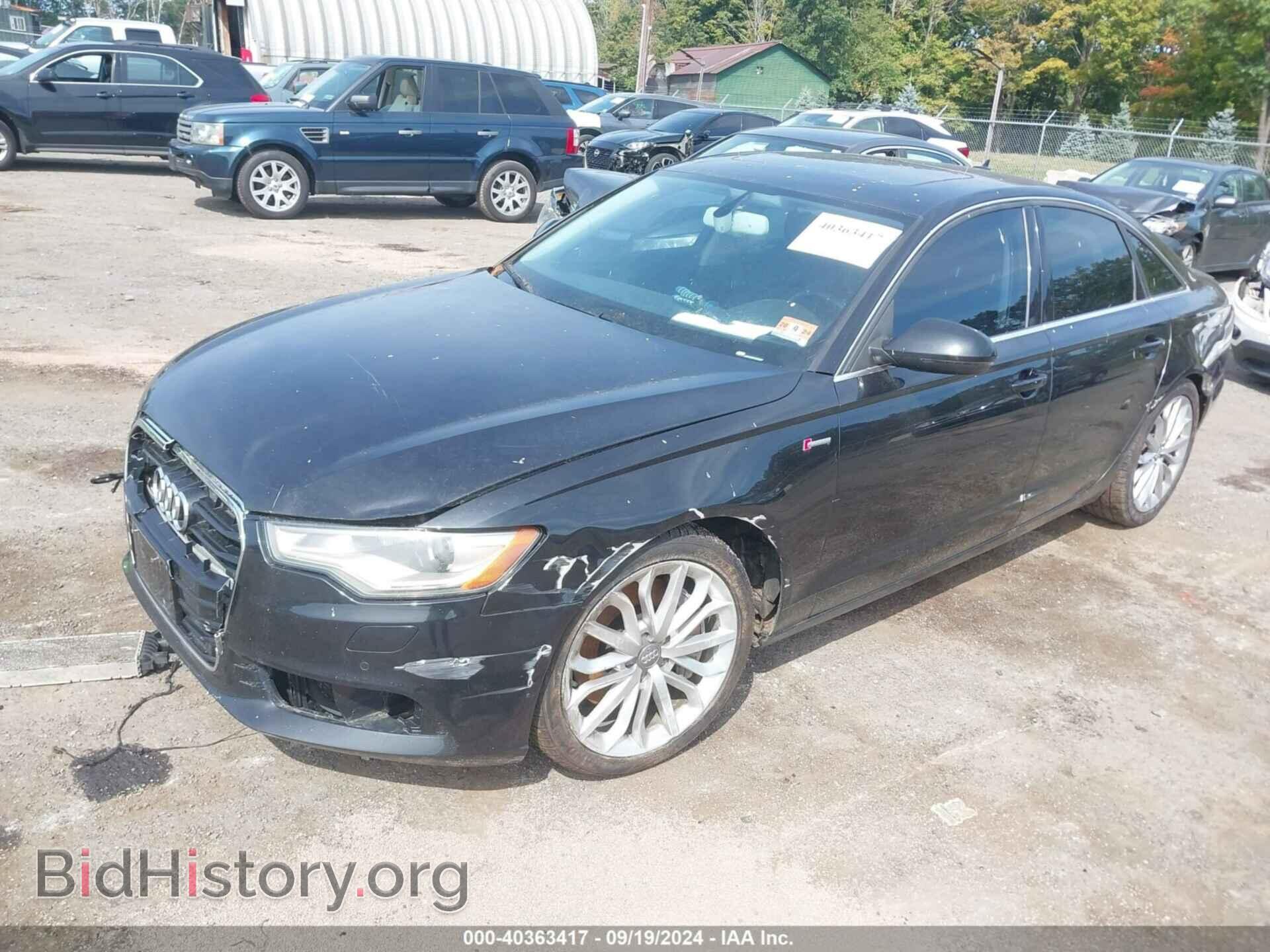 2012 AUDI A6 - VIN: WAUGGAFC2CN039792 - Фото 2