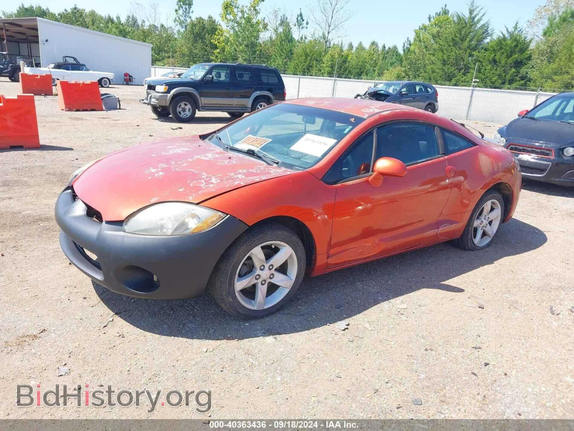 2006 MITSUBISHI ECLIPSE - VIN: 4A3AK34T86E011650 - Фото 2