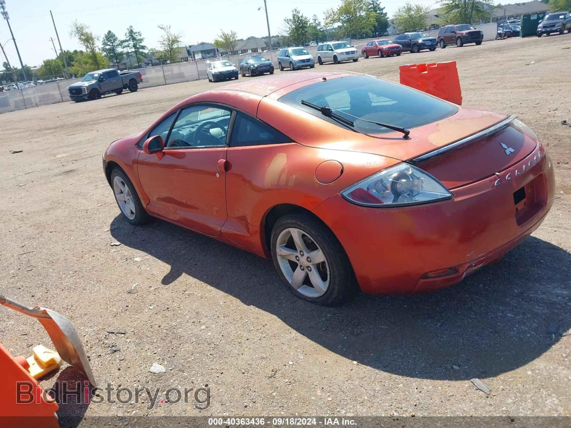 2006 MITSUBISHI ECLIPSE - VIN: 4A3AK34T86E011650 - Фото 3