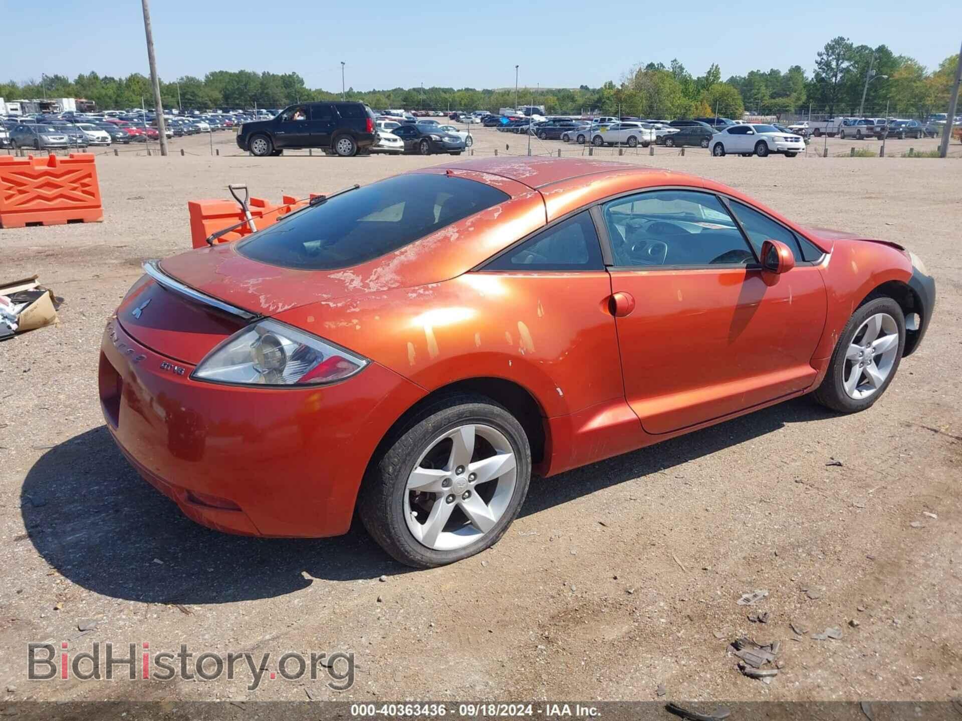 2006 MITSUBISHI ECLIPSE - VIN: 4A3AK34T86E011650 - Фото 4