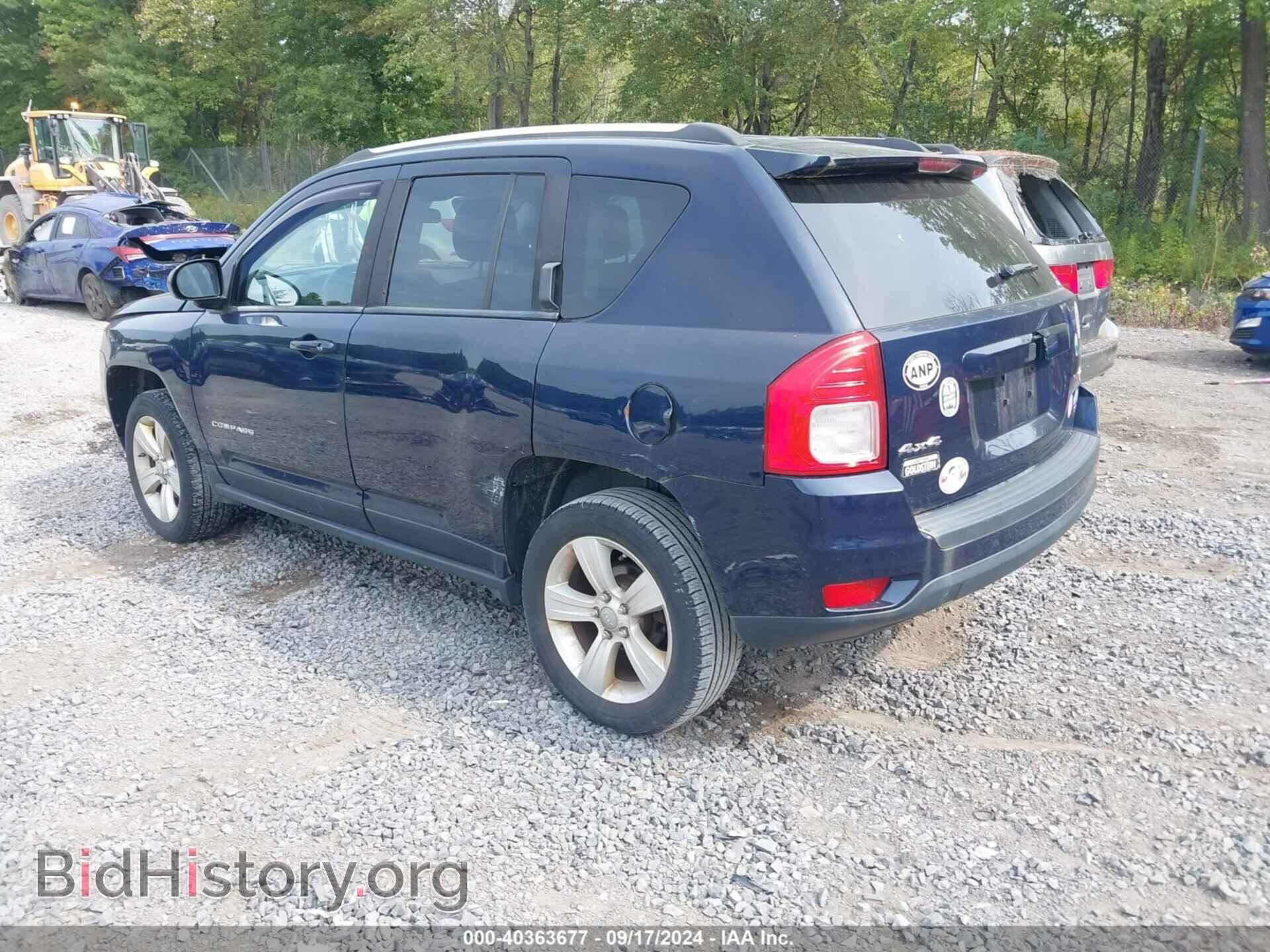 2012 JEEP COMPASS - VIN: 1C4NJDBB0CD578265 - Фото 3