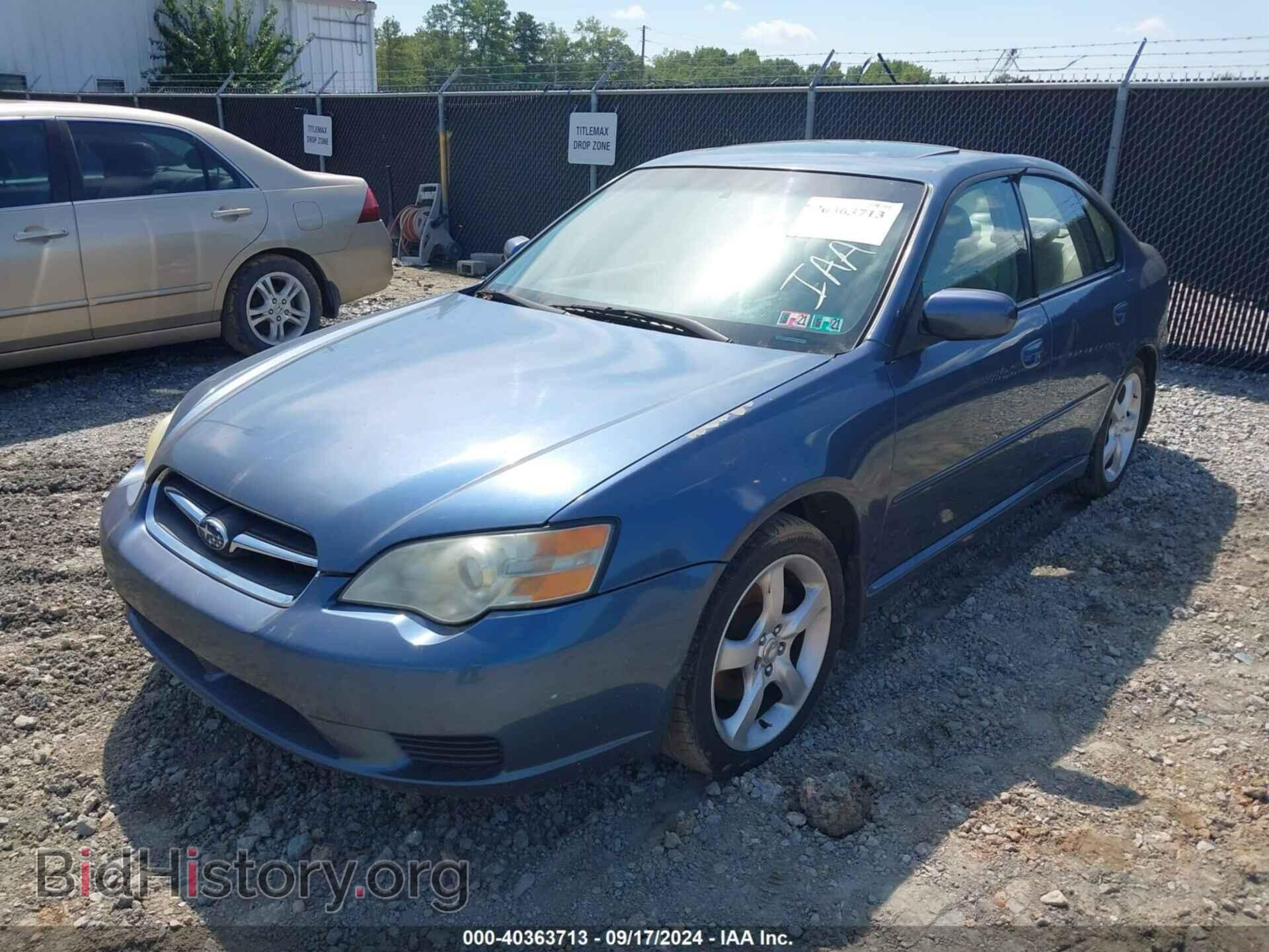 2006 SUBARU LEGACY - VIN: 4S3BL626867218580 - Фото 2