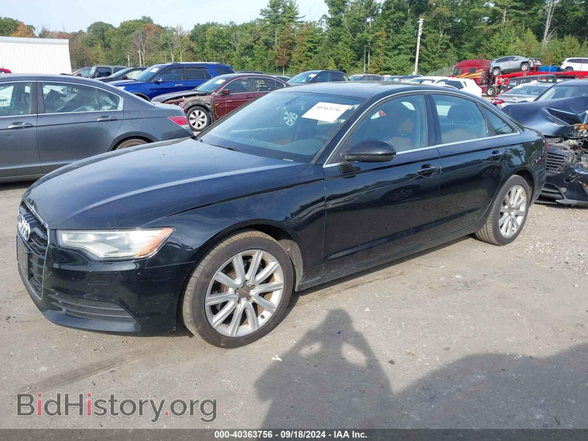 2013 AUDI A6 - VIN: WAUGFAFC5DN020268 - Фото 2