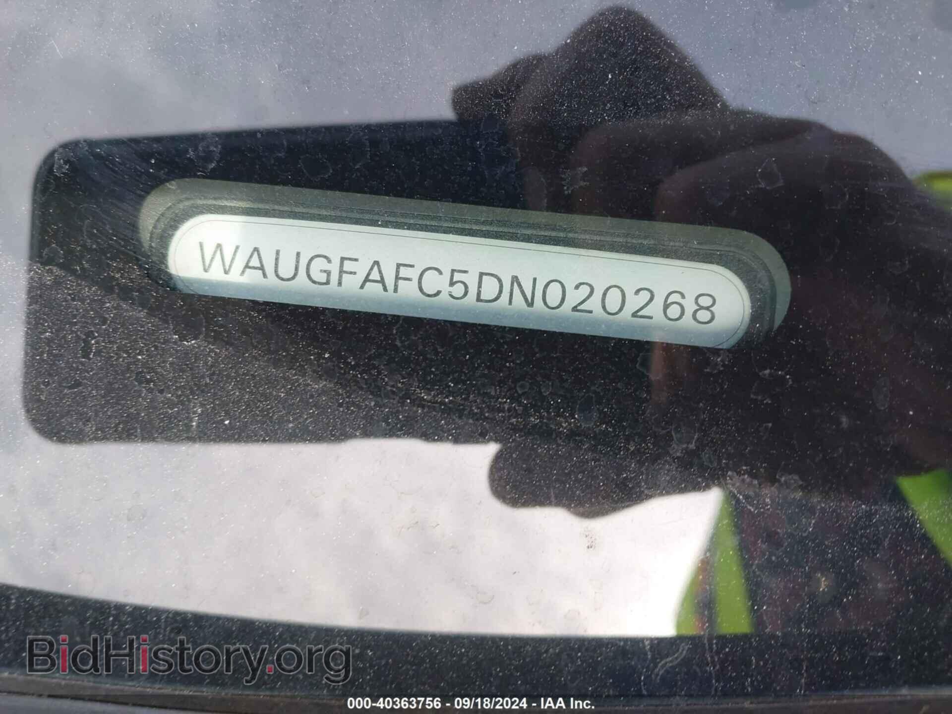 2013 AUDI A6 - VIN: WAUGFAFC5DN020268 - Фото 9
