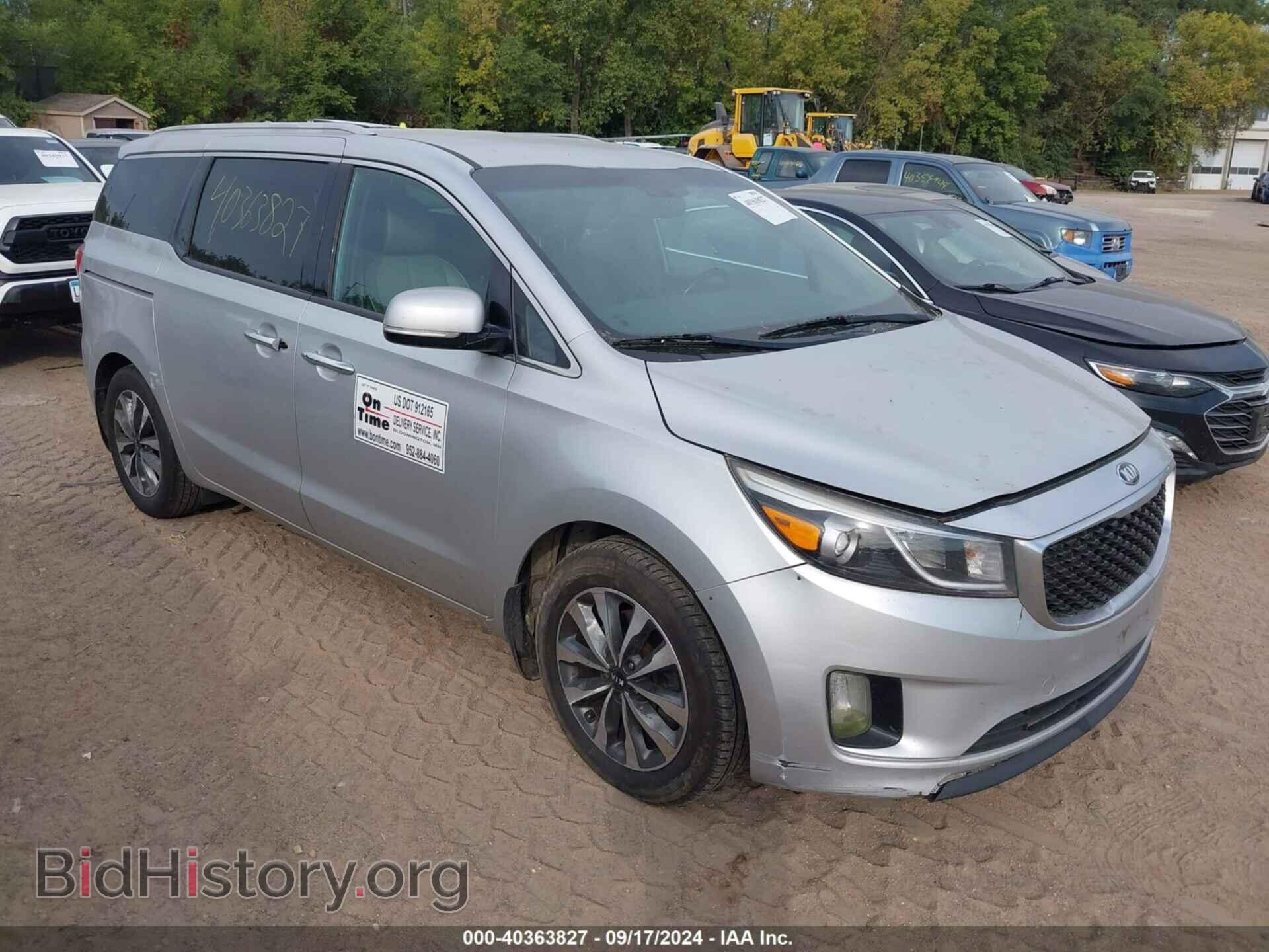 Фотография KNDMC5C14F6080418 - KIA SEDONA 2015
