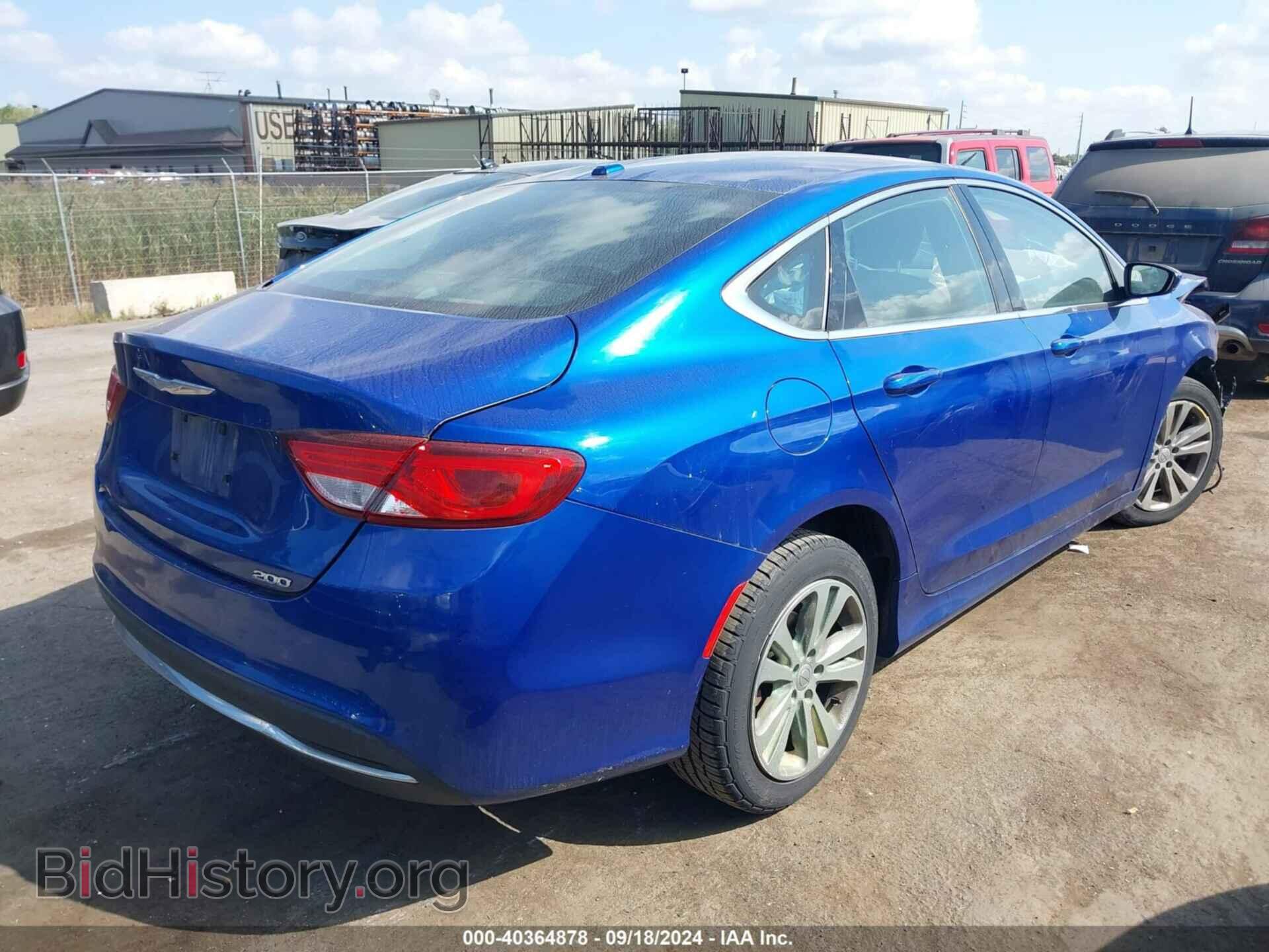2015 CHRYSLER 200 - VIN: 1C3CCCAB4FN637446 - Фото 4