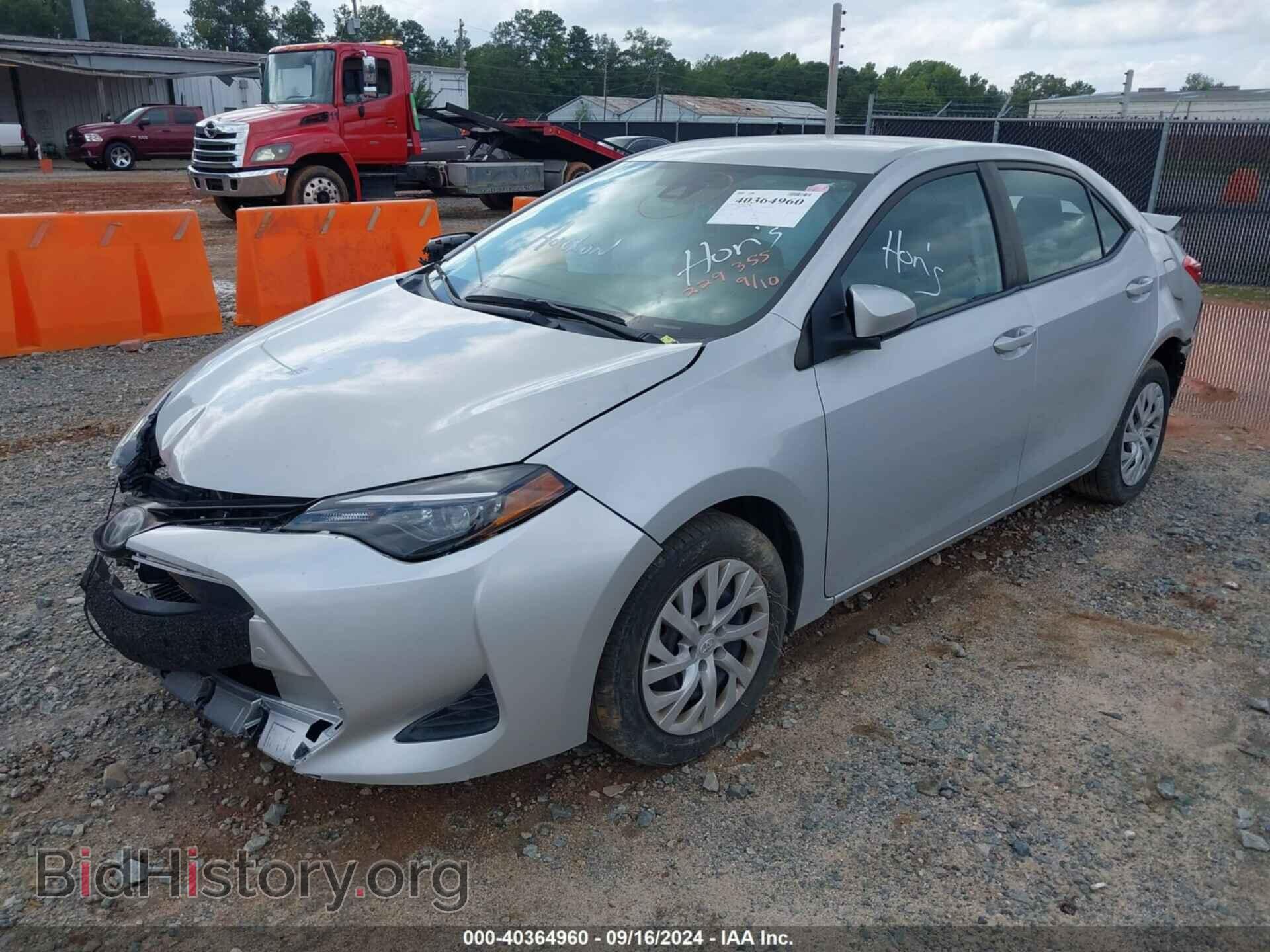 2019 TOYOTA COROLLA - VIN: 2T1BURHE4KC229355 - Фото 2