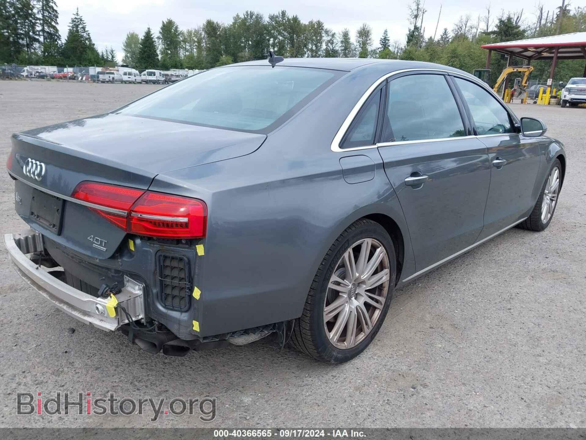 2015 AUDI A8 L - VIN: WAU32AFDXFN035063 - Фото 4
