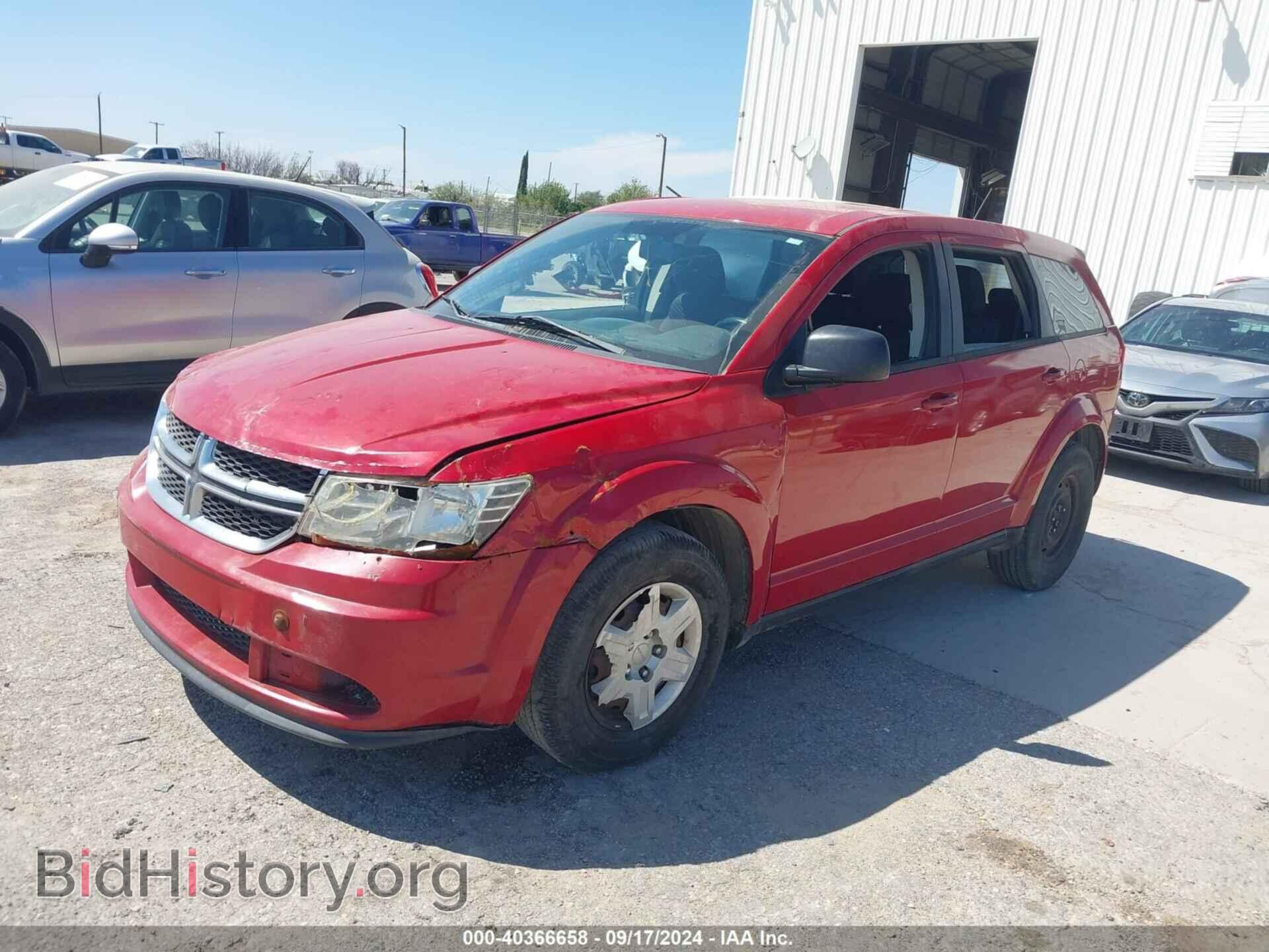 2012 DODGE JOURNEY - VIN: 3C4PDCAB6CT306910 - Фото 2