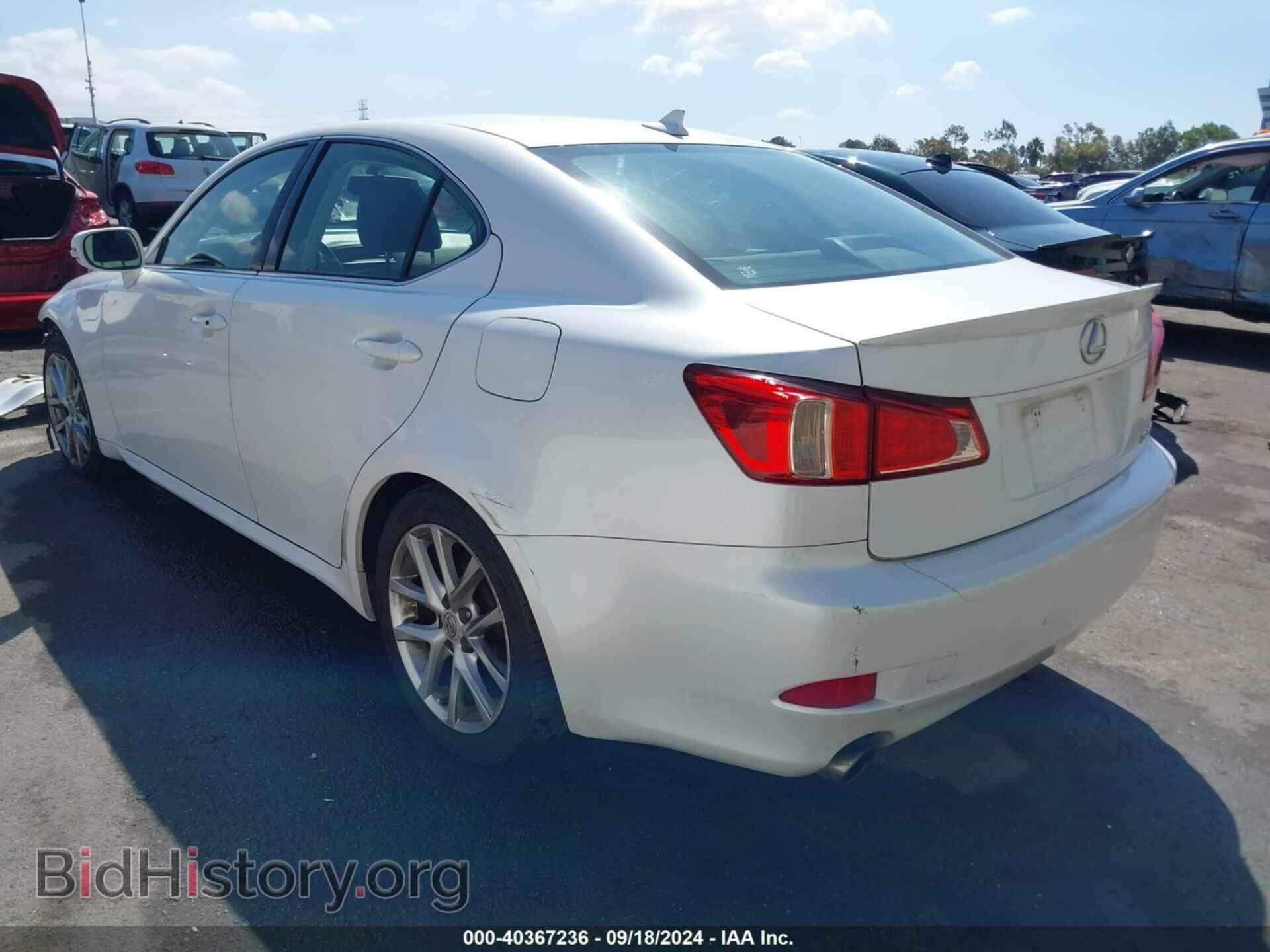 2011 LEXUS IS 250 - VIN: JTHBF5C22B5144753 - Фото 3