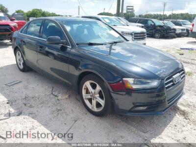 2013 Audi A4 2.0T Premium, синий — VIN WAUDFAFL4DN032897, IAAI