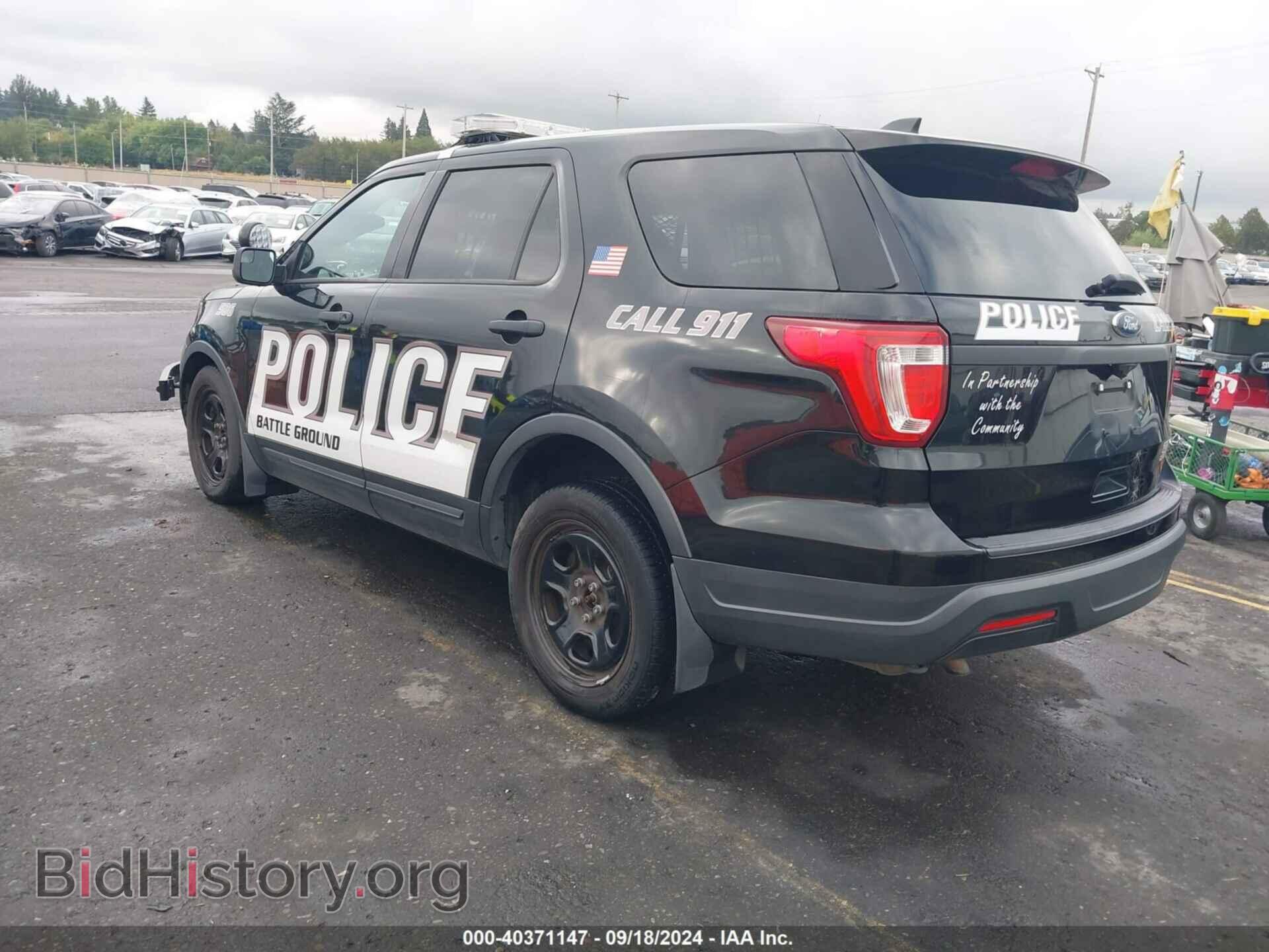 2018 FORD POLICE INTERCEPTOR UTILITY - VIN: 1FM5K8AR8JGB12996 - Photo 3