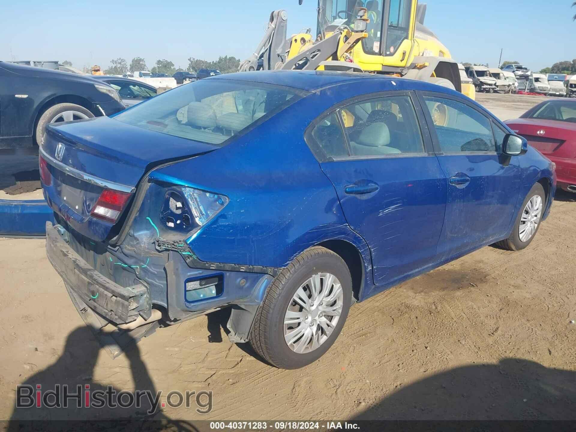 2013 HONDA CIVIC - VIN: 19XFB2F58DE273753 - Фото 4