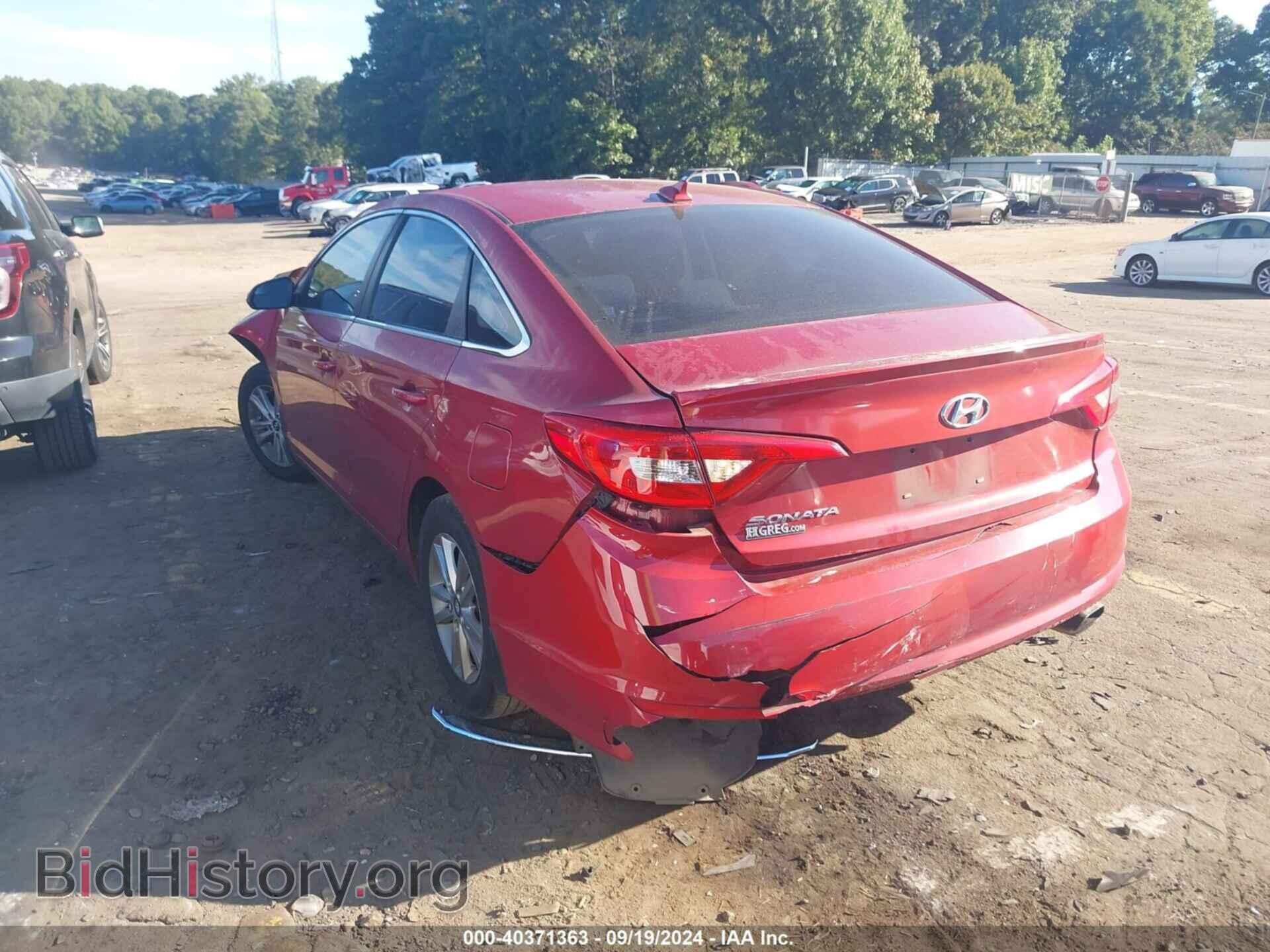 2017 HYUNDAI SONATA - VIN: 5NPE24AF3HH563035 - Фото 3