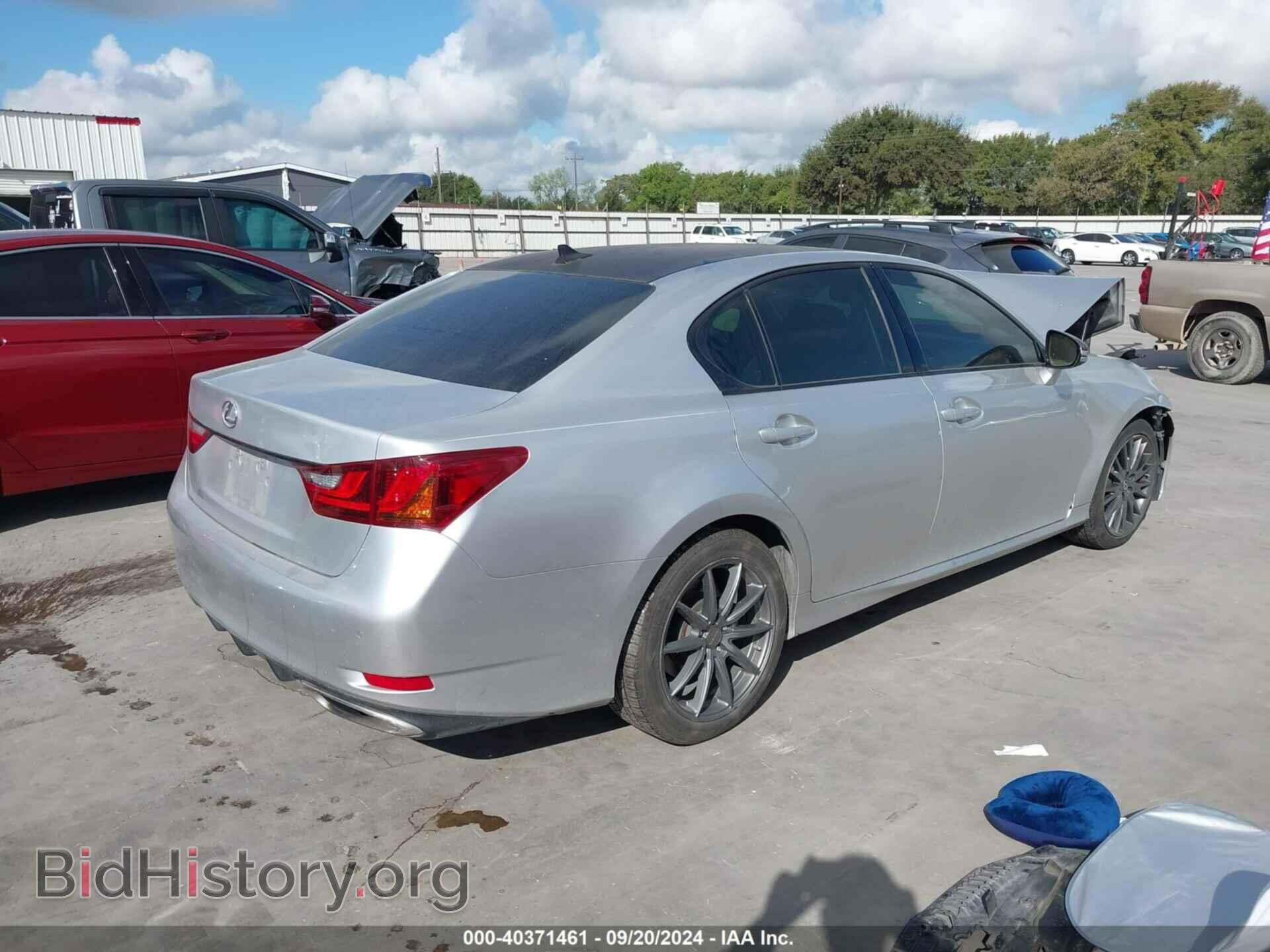 2014 LEXUS GS 350 - VIN: JTHBE1BL7E5040463 - Фото 4