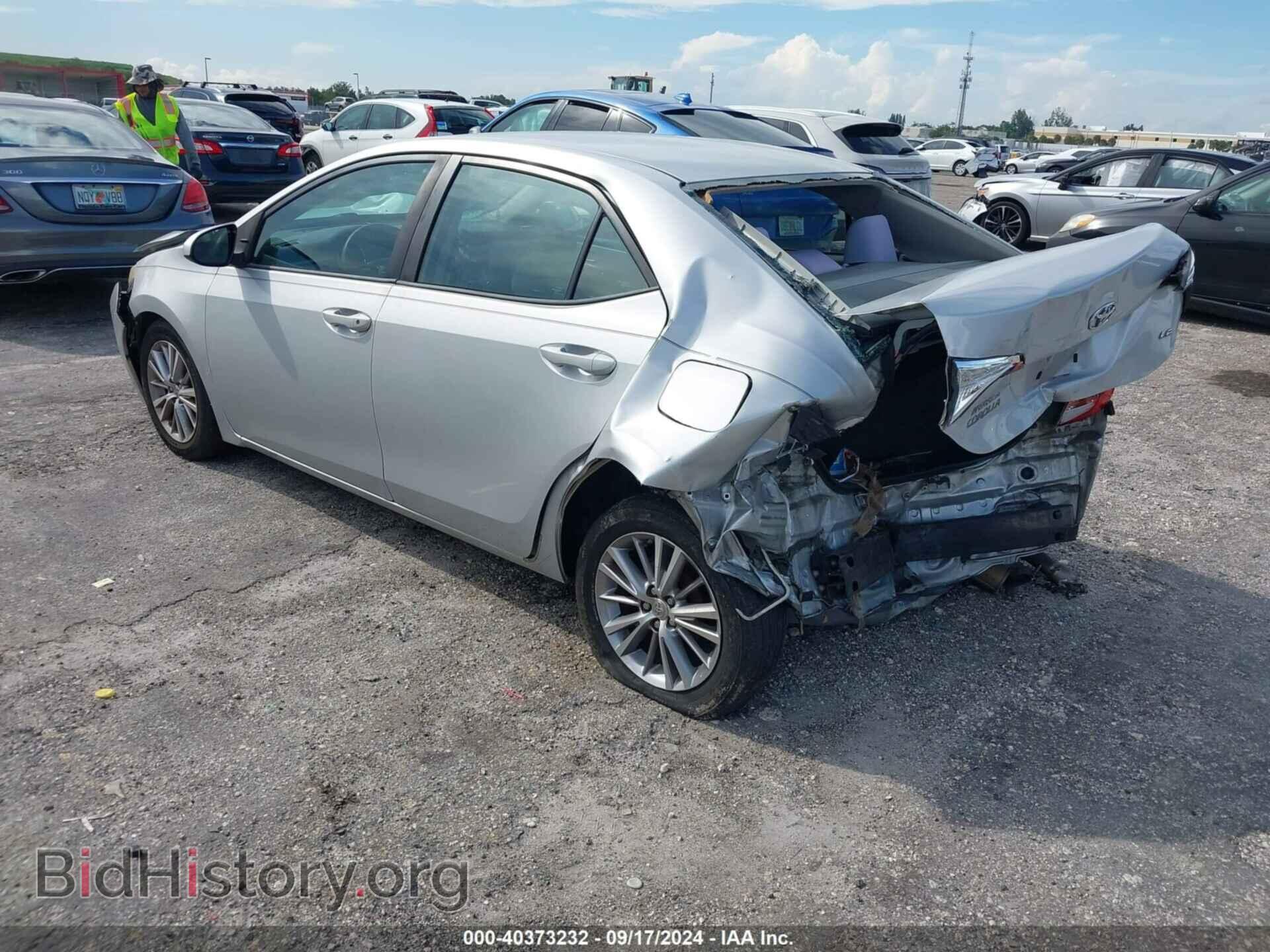 2014 TOYOTA COROLLA - VIN: 2T1BURHE9EC153670 - Фото 3