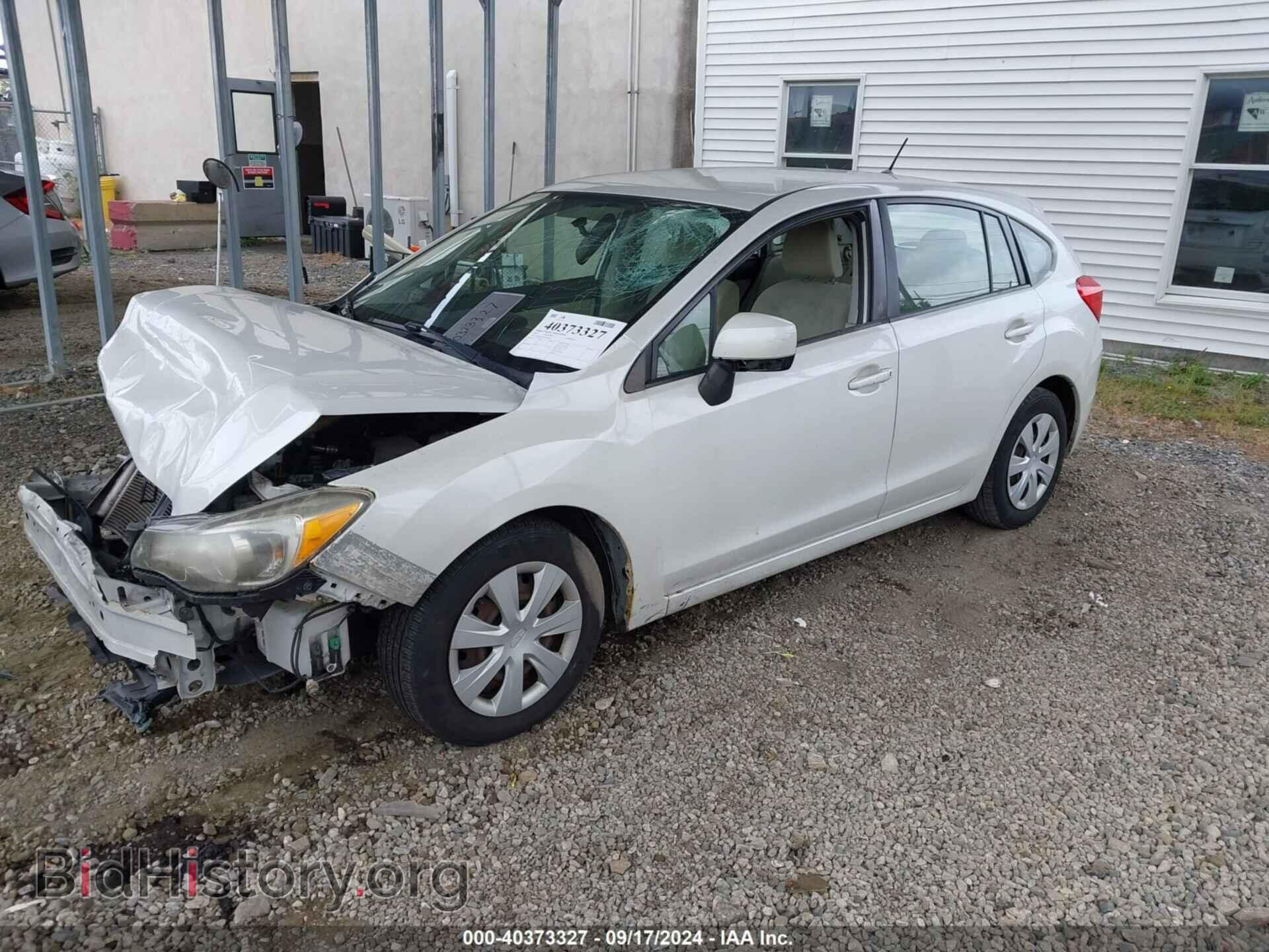 2012 SUBARU IMPREZA - VIN: JF1GPAA60CH205896 - Фото 2