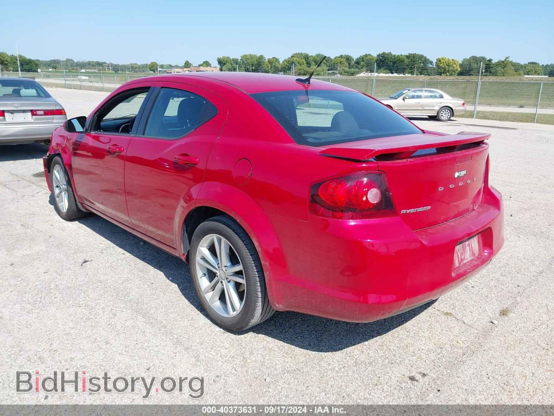 2013 DODGE AVENGER - VIN: 1C3CDZCB9DN611130 - Фото 3