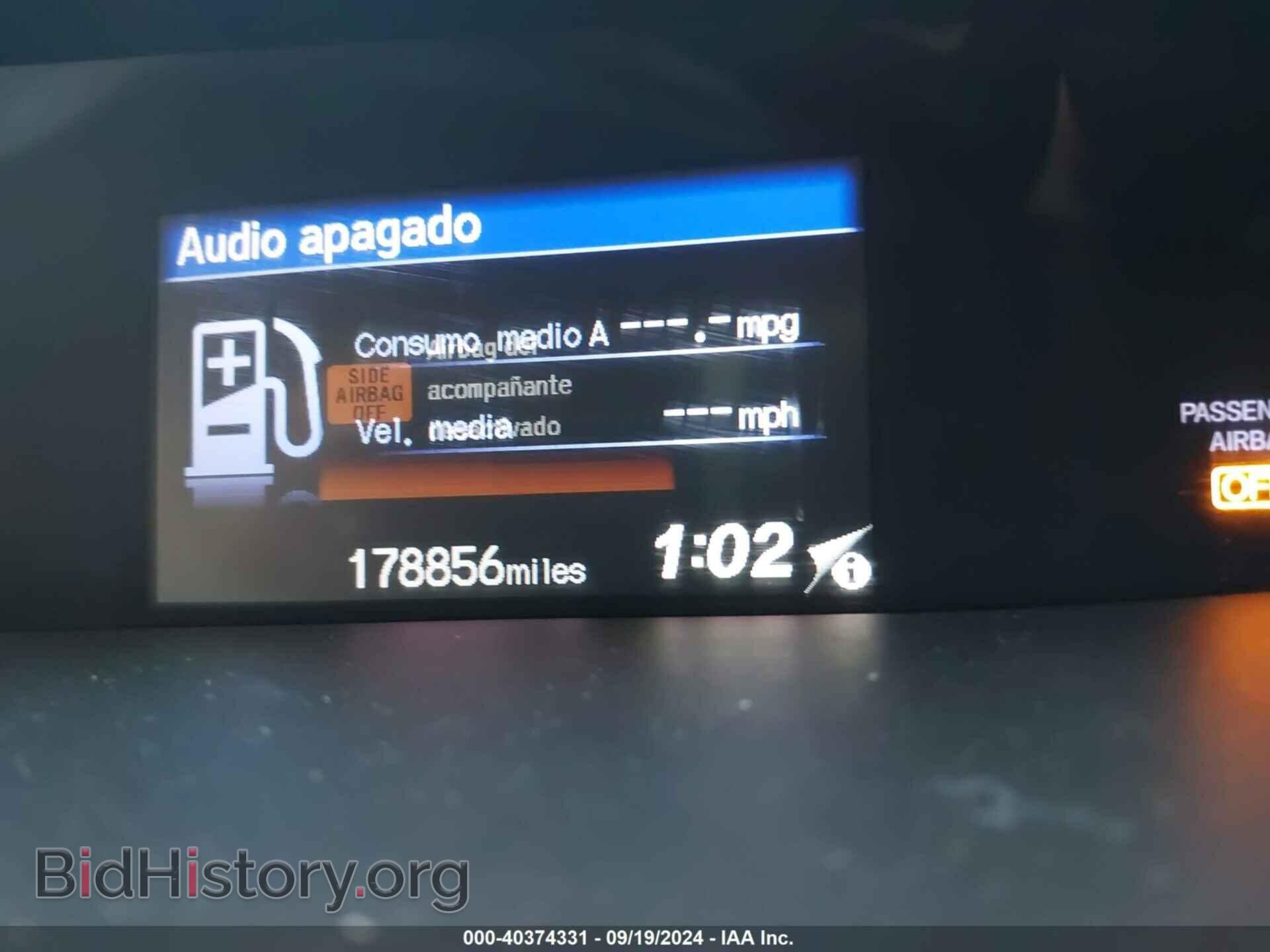 2012 HONDA CIVIC - VIN: JHMFB2F54CS003543 - Фото 15
